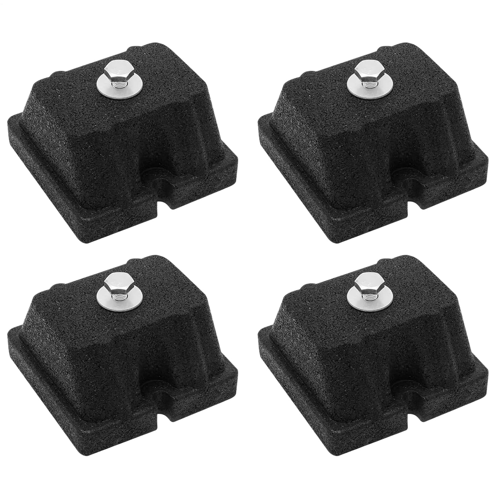 Anti Vibration Pads,4 Piece Rubber Shock and Noise Reduction Heat Pump Antivibration Feet | Mounting Bracket Isolator for Condensers Outer Machine Hvac Heat Pump System Outdoor Mini Split Air Conditio