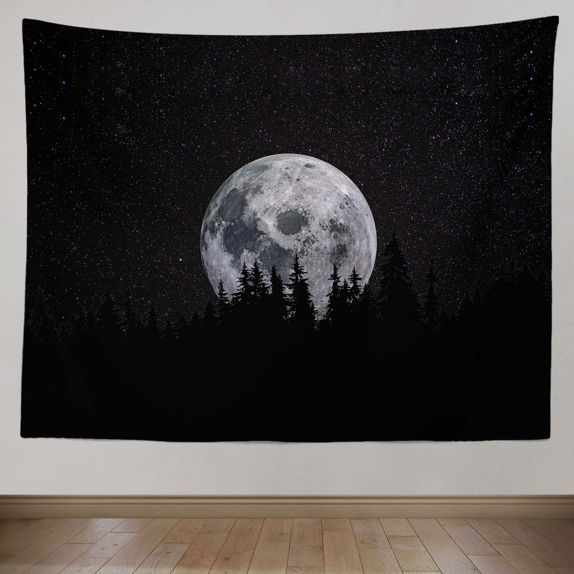 OliveSleep Tapestry Moon and Star Wall Hangings,Art Decor Home Dorm,Living Room,Bedroom Tapestries(Multi 12,130x150cm)