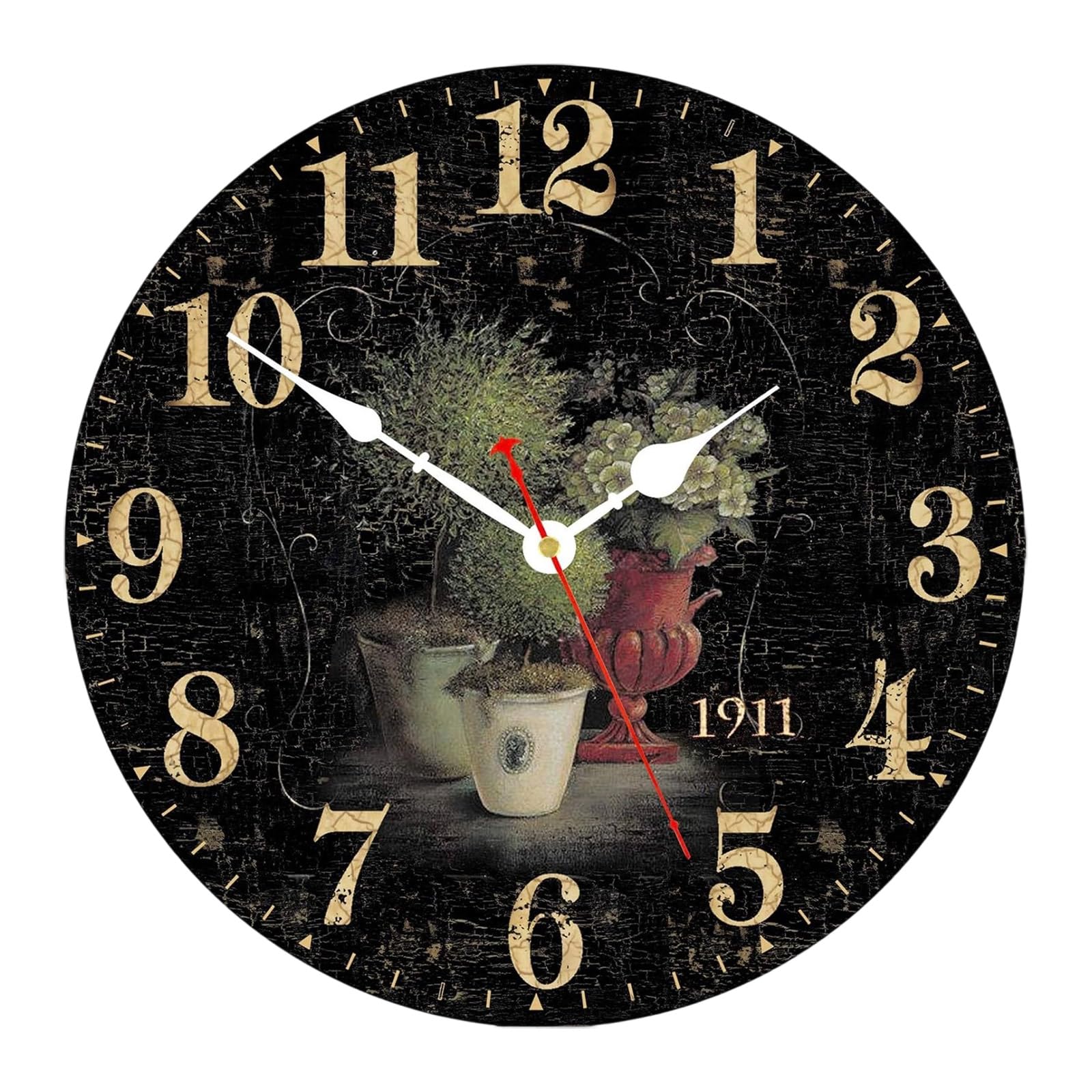 YROHGKPN Silents None-Ticking Clocks Decorative Clock Battery Operated Wall for Living Room Kitchen Home Decors for Bathroom Kitchen Living Room