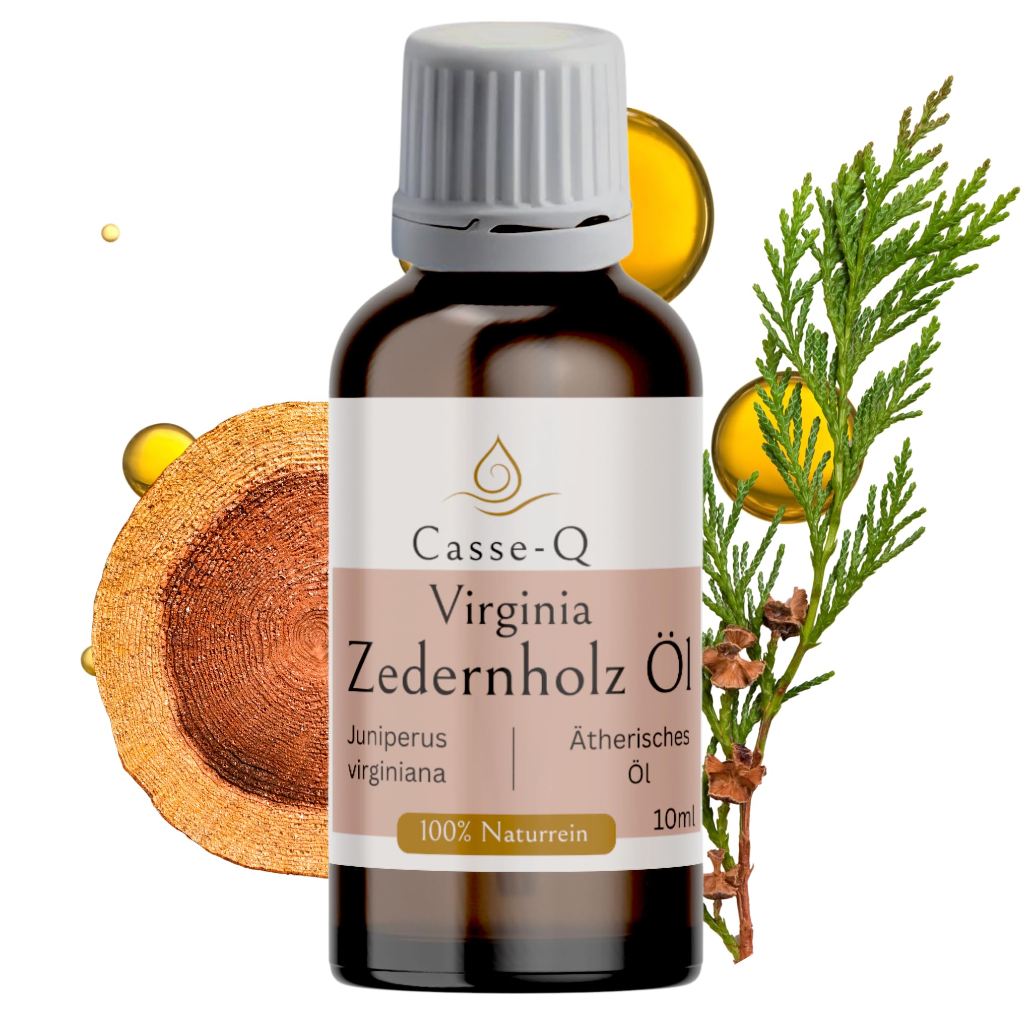 Virginia Zedernholzöl 500 ml 100% naturreines ätherisches Öl Duftöl | 100% naturreines Duft Öl, trocken, holzig-würzig, ideal für Diffuser, Duftlampe und Raumduft