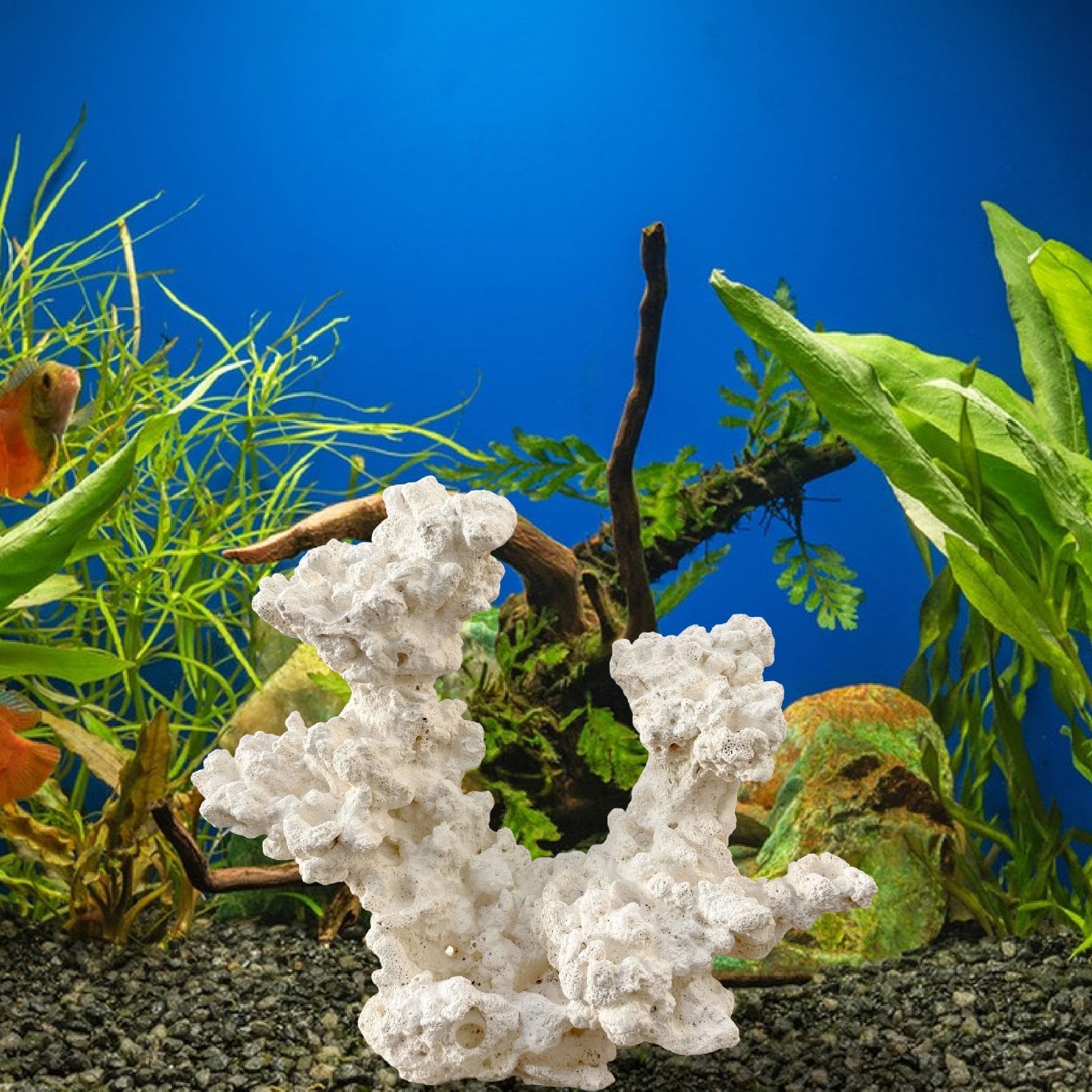 Décoration D'aquarium pour Poisson-Clown : Cachette, Sculpture Ornementale, Grotte de Reproduction pour Aquarium d'eau Douce, Accessoires pour, Style C
