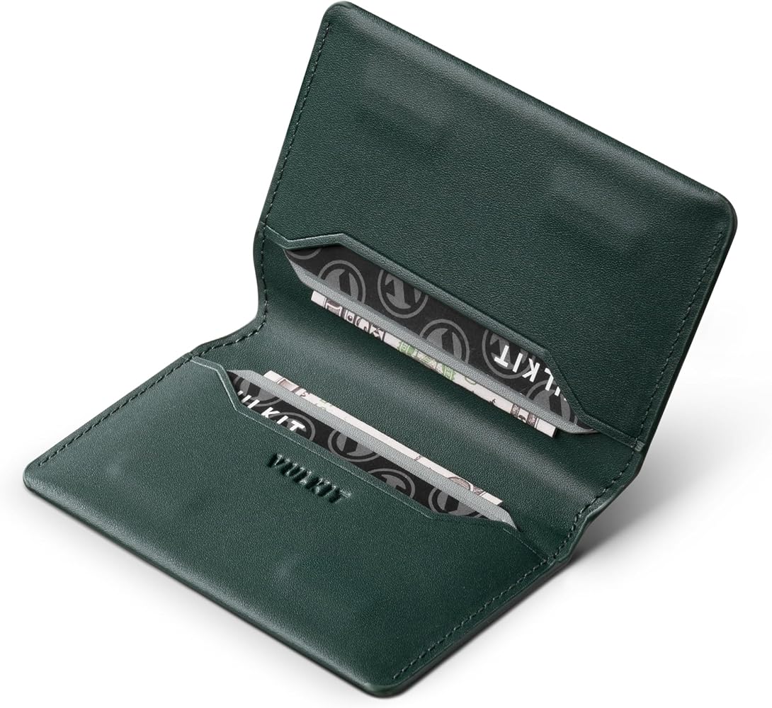 Amazon.com: VULKIT Slim Minimalist Card Holder RFID Blocking