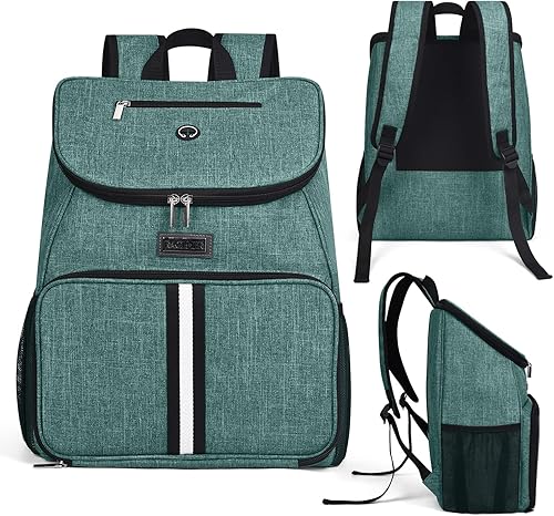 Miniatura 2 de BAGLHER Bolsa de viaje para perros, mochila de suministros para mascotas aprobada por aerolíneas, mochila de viaje para perros con 2 cuencos