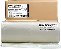 Vista 1 de Película de plástico transparente para invernaderos Gt5 Año 8 Mil. (10 pies de ancho x 25 pies de largo)