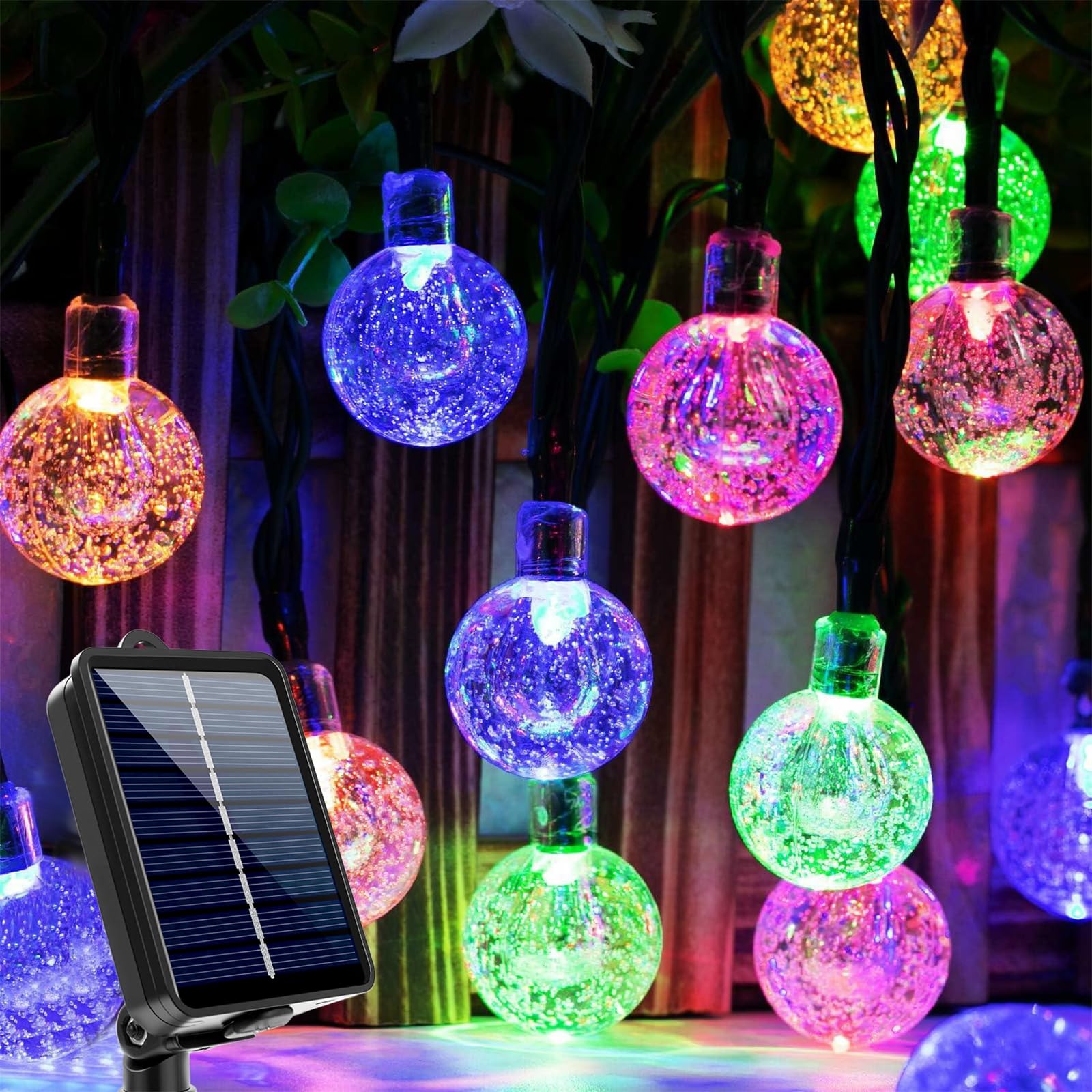 Amazon.co.jp: 【2025新モデル】 ソーラーライト LED ストリングライト