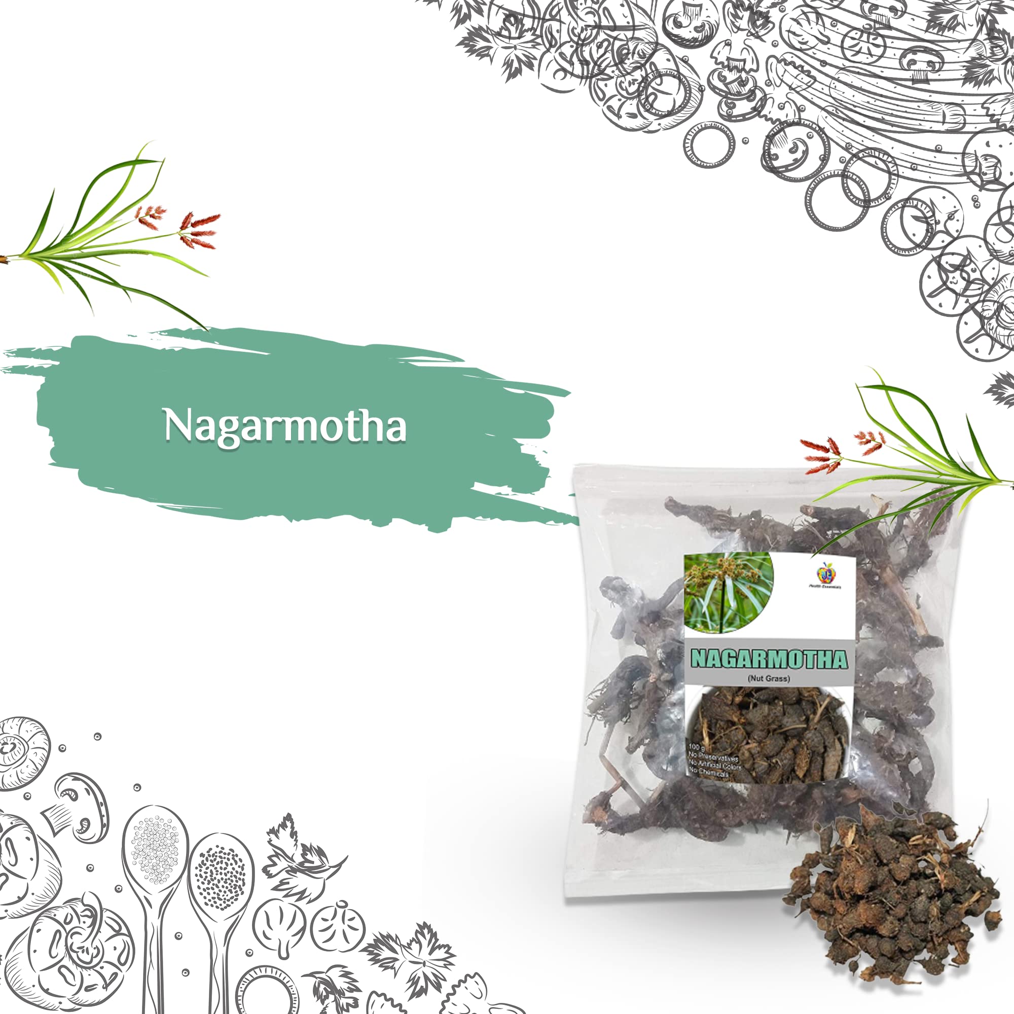 Jioo Organics Nagarmotha 100gm