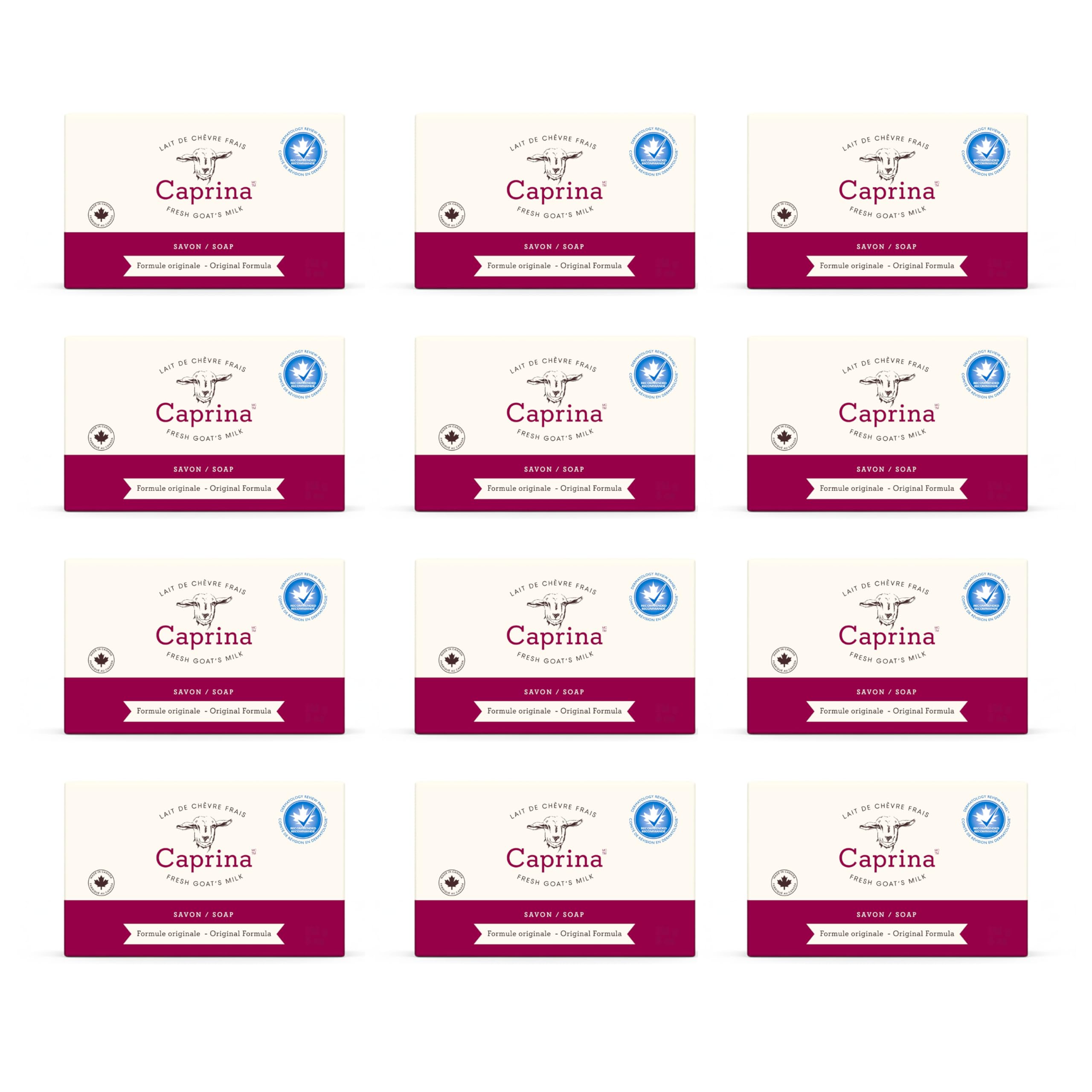 Caprina by Canus Fresh Goat's Milk Soap, Original (12 bars)