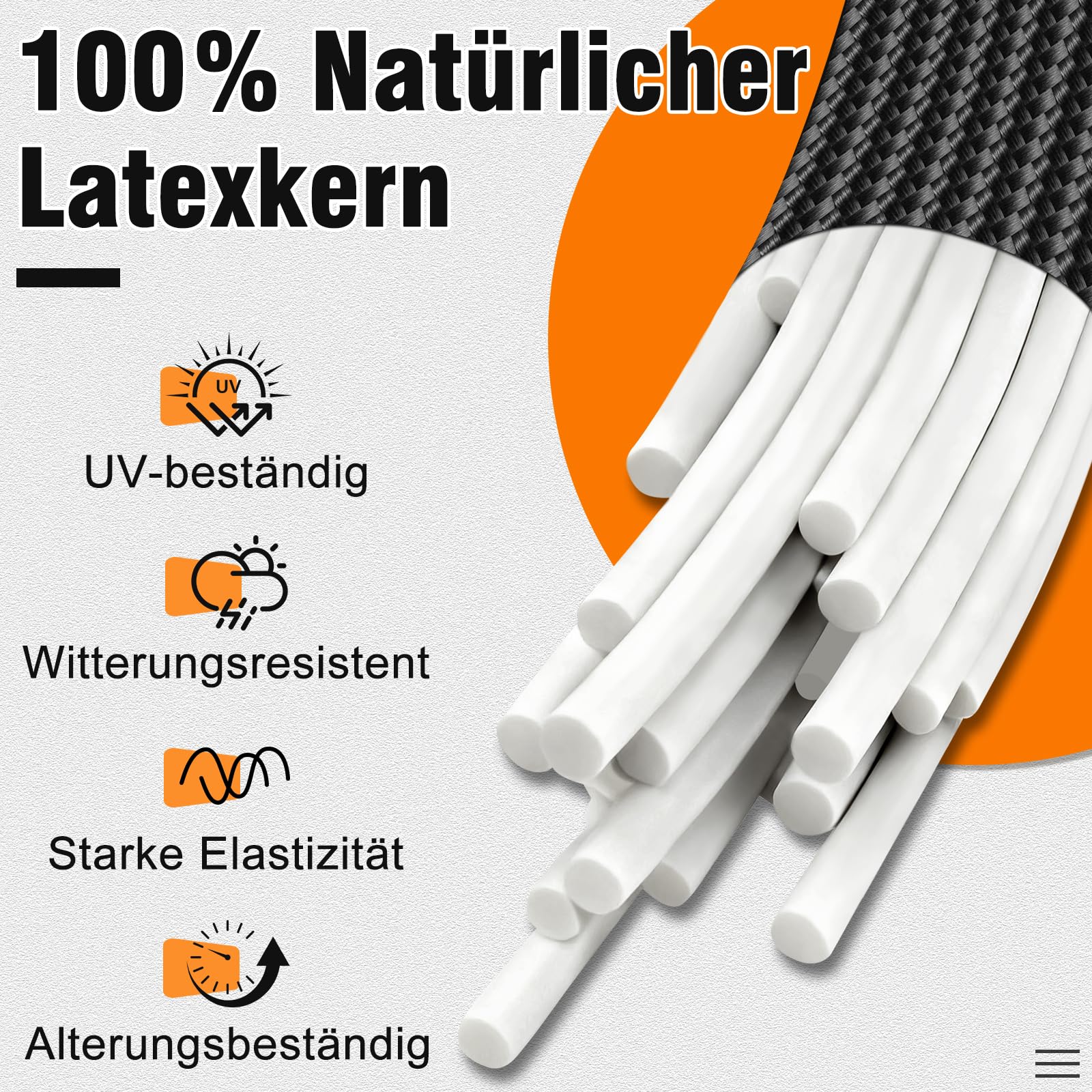 Verstellbar Spanngummi Mit Haken 45 cm, 6 Stück Robuste Expander Mit Haken Gepäckspanner Ladungssicherung für Camping, Sonnensegel, Tarpaulins, Abdeckplane Fahrrad, Auto, Dachträger