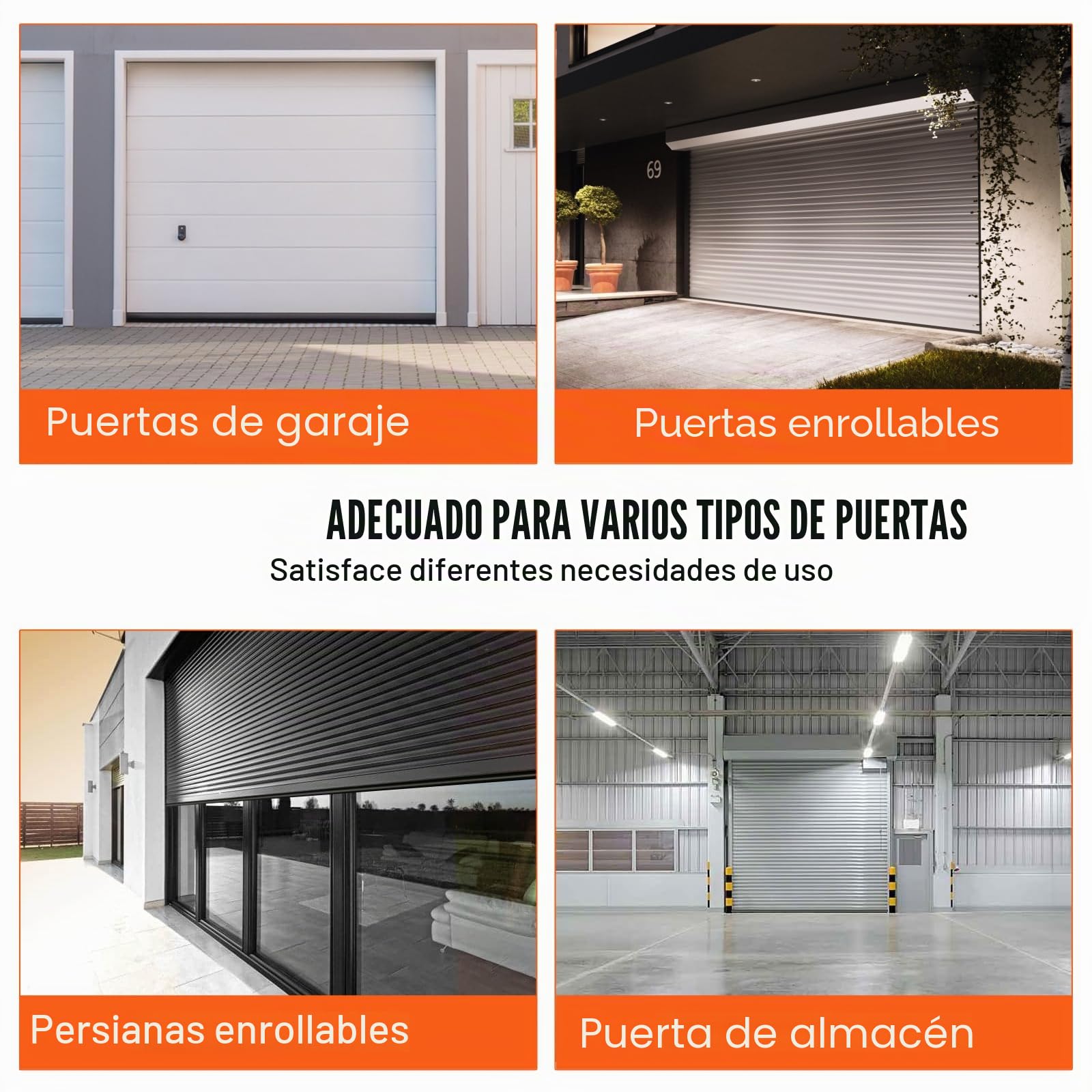 VEVOR Sello para Puerta de Garaje 4,8 m Junta de Sellado de Goma Ancho de 10 cm Extremo en T para Evitar Penetración del Viento, Lluvia, Lámina, Puerta Seccional y Basculante, Almacén de Fábrica