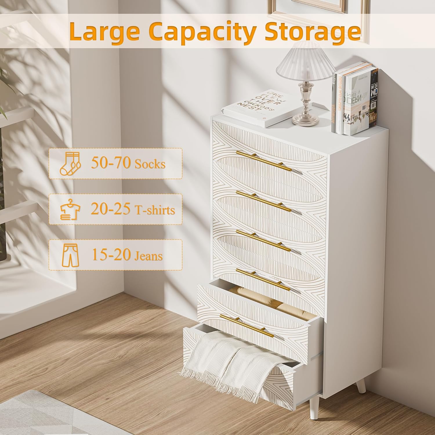 チェスト⭐️タンス 収納 布製 引き出し 衣類収納 リビング収納 濃いめ