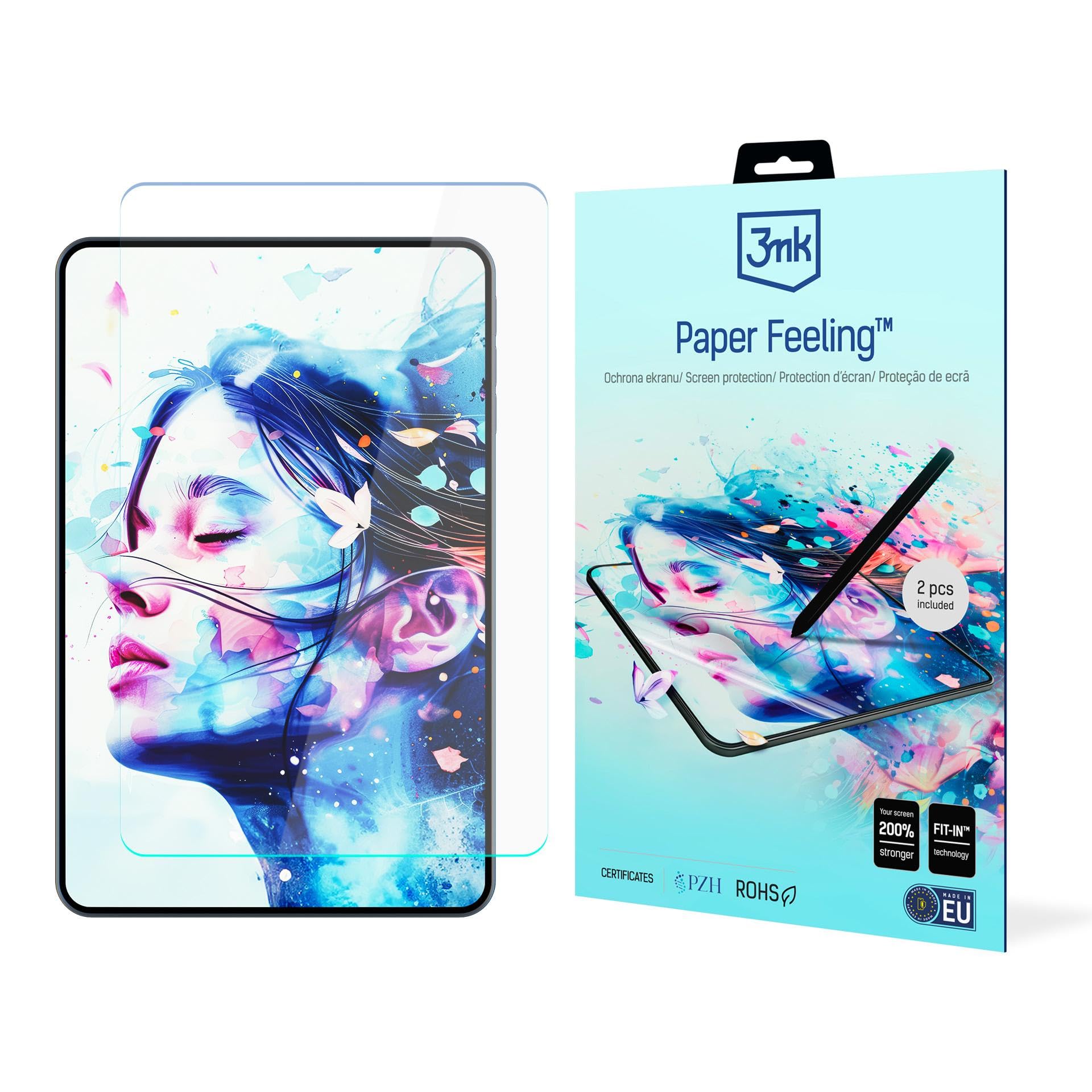 [2 pièces] Film de protection d'écran pour Samsung Galaxy Tab S9+ - 3MK Paper Feeling