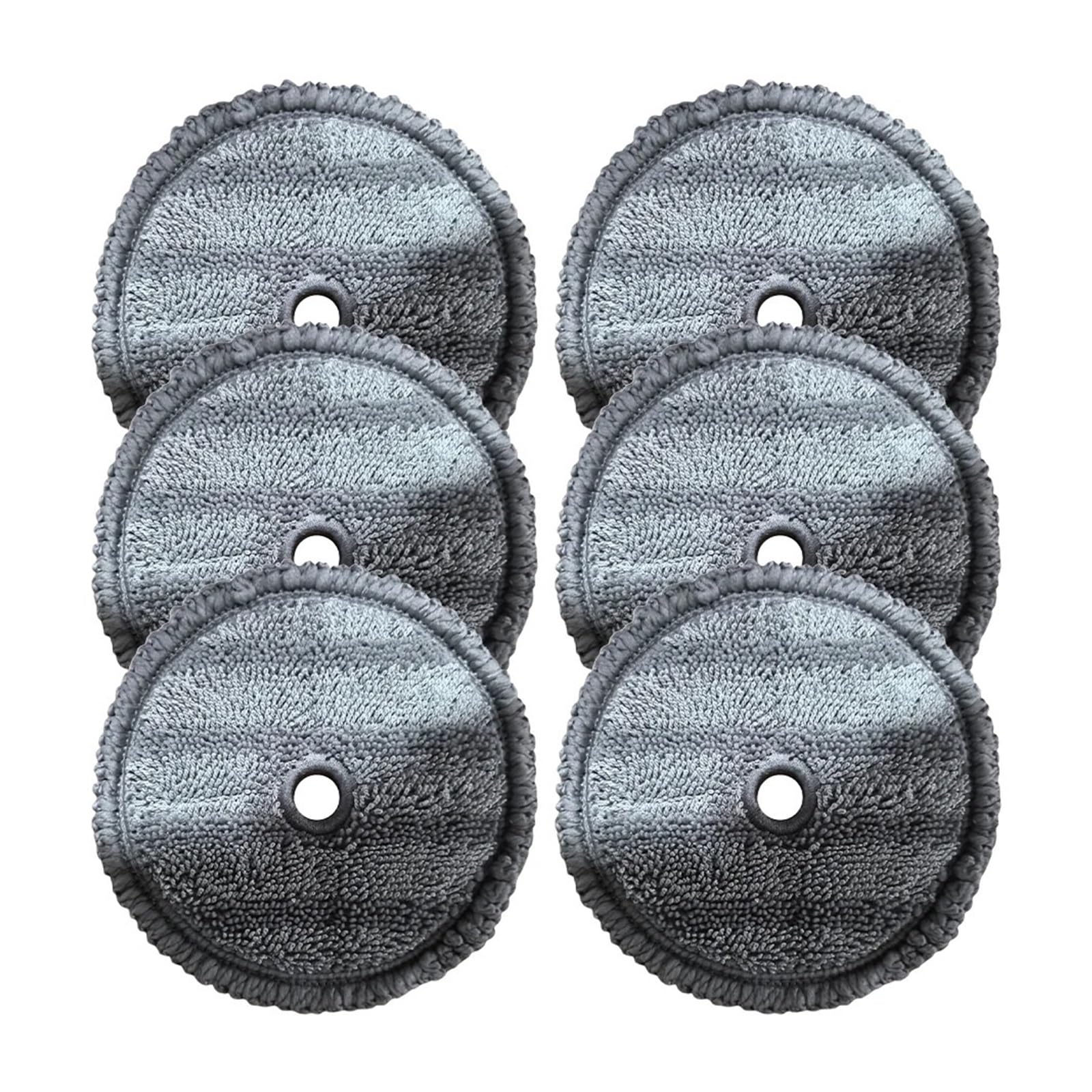 6 Almohadillas De Repuesto De Microfibra For Mopa De Vapor, Lavables Y Reutilizables, Compatibles Con Aspiradoras Robot A9 Y Limpiadoras De Vapor.