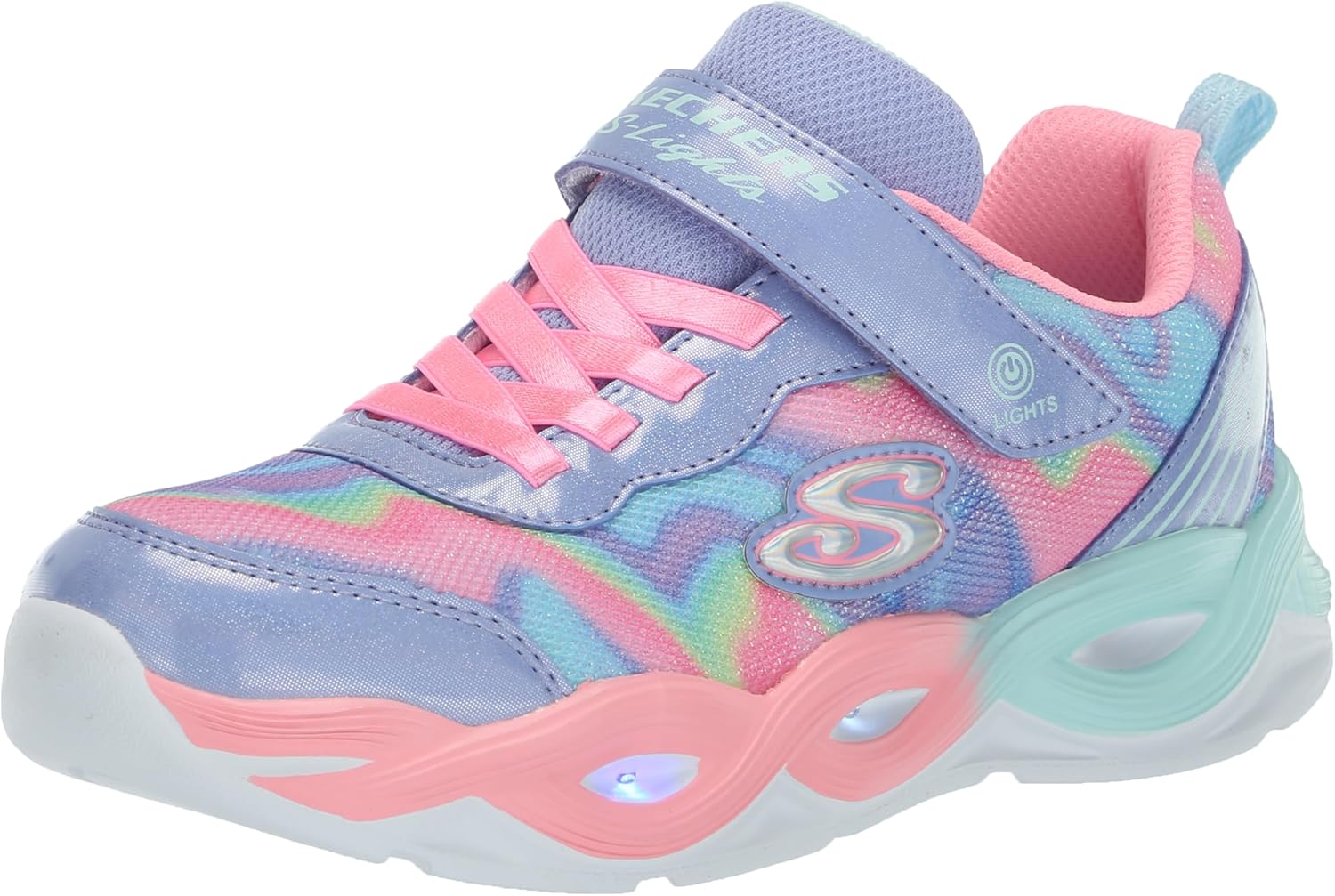 Skechers Kids Twisty Glow - Sorbet Swirl