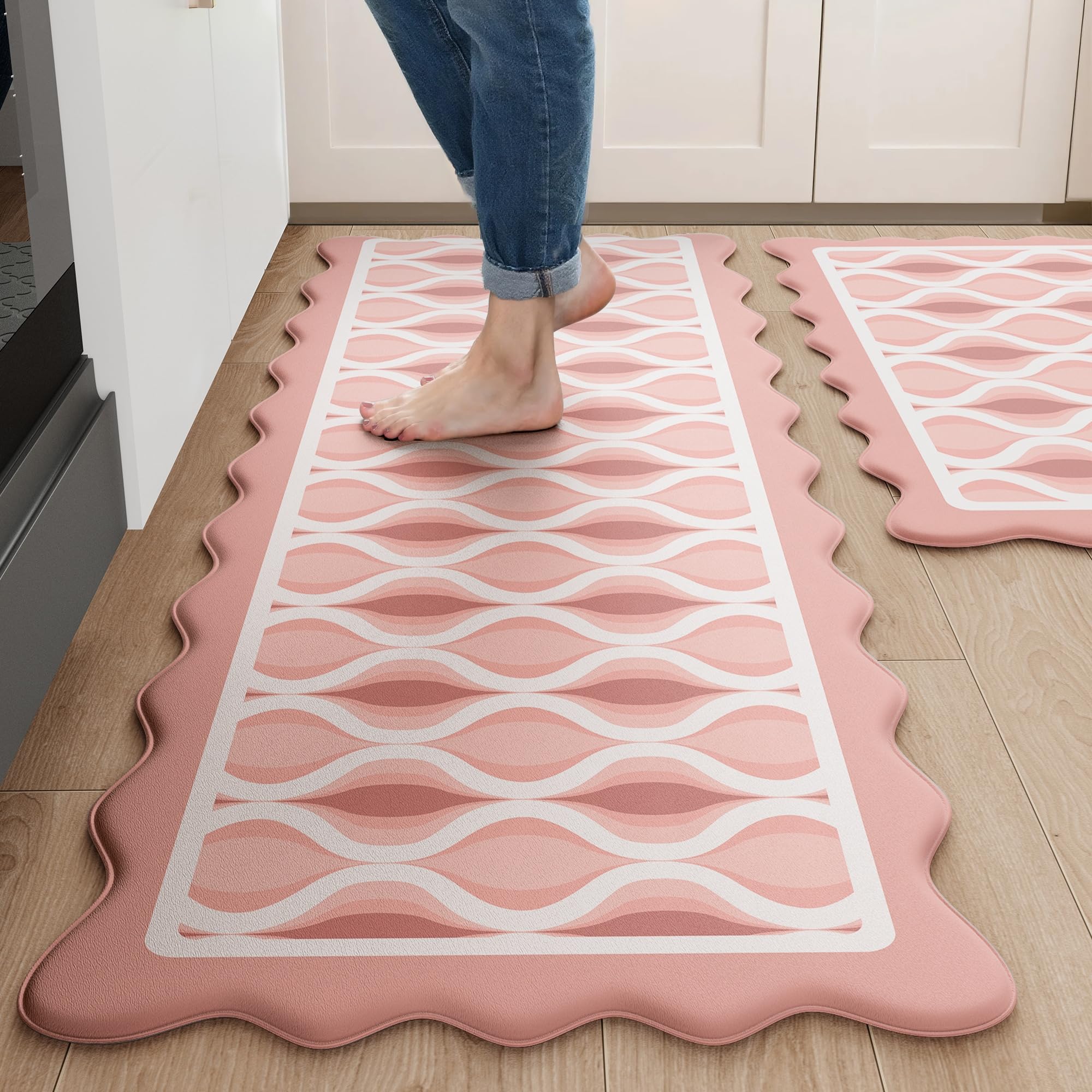 Arenarug Scalloped Kitchen Mats - 2-Piece Set -15