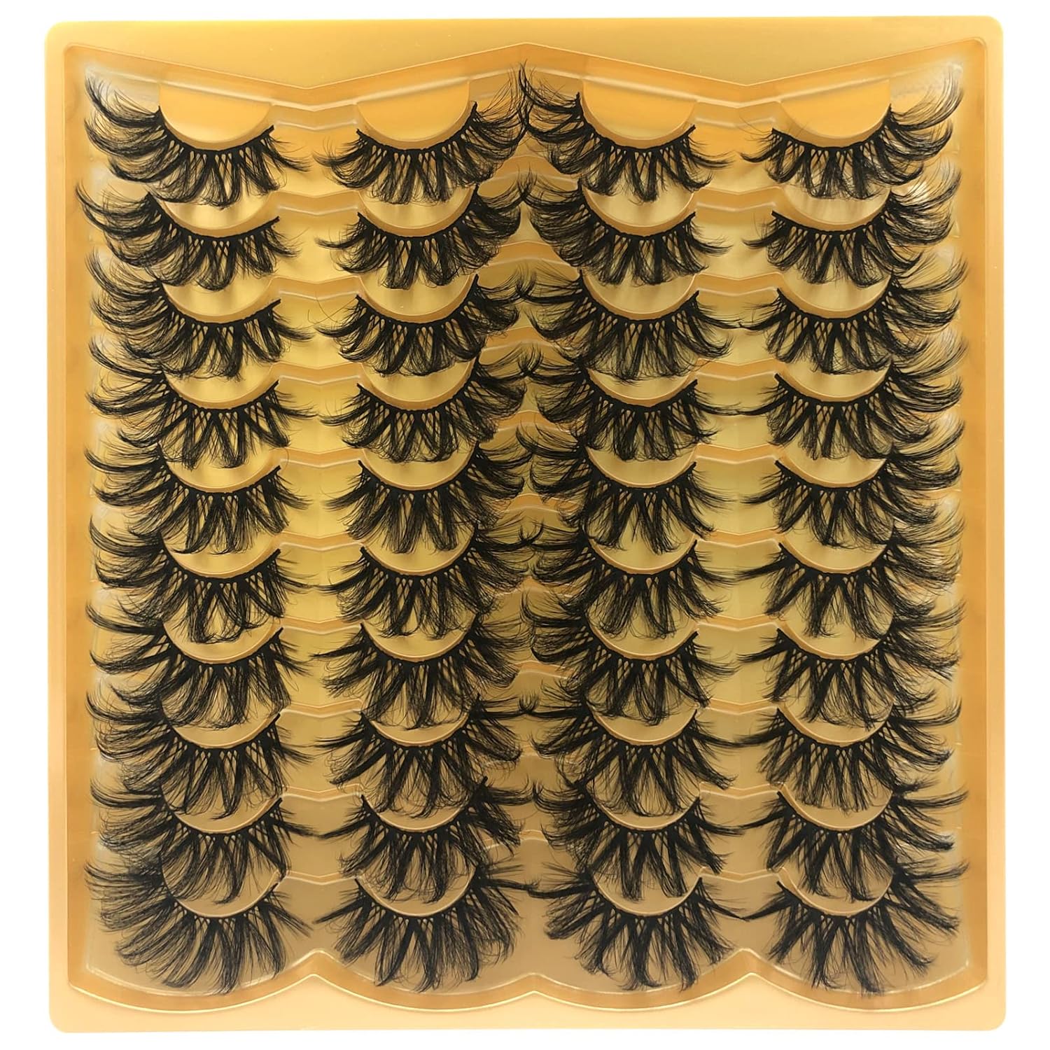 25MM Mink Lashes 25 mm False Eyelashes Long 20 Pairs Pack