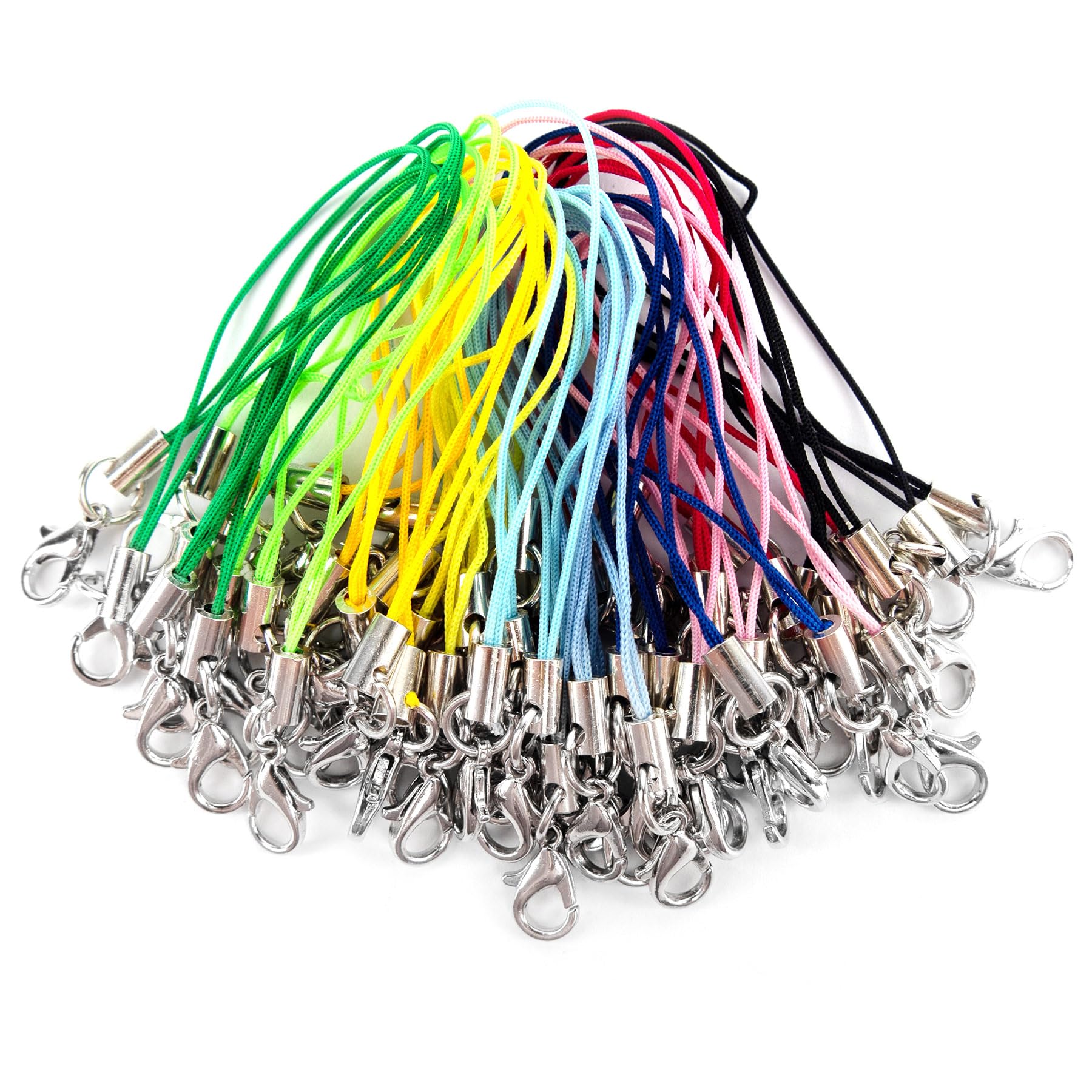 Amazon.com: AUEAR, 50 Pack Lobster Clasp Cords Strap Charm Mini