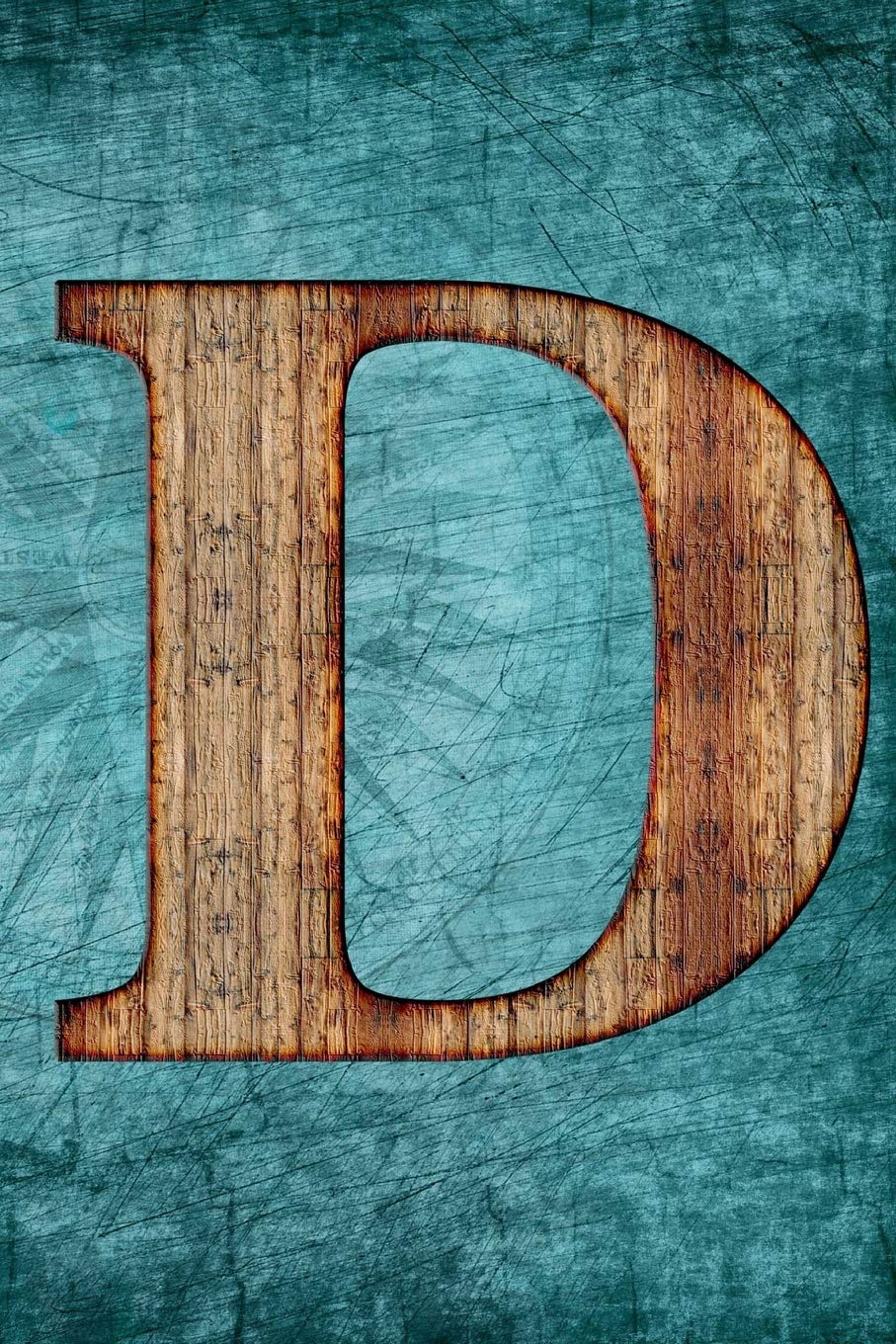 Monogrammed Notebook - D: Initial D Dot Grid Journal- Vintage Steampunk Tall Ship Design (6"x9" Notebook A5 150 pages): Volume 56 (Monogrammed Notebooks & Journals)
