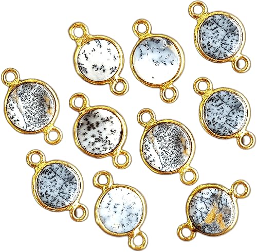 Conectores de piedras preciosas naturales para la fabricación de joyas, encantos de piedras preciosas para collares de joyas de bricolaje, pulseras, disponible en Yaxa Peru