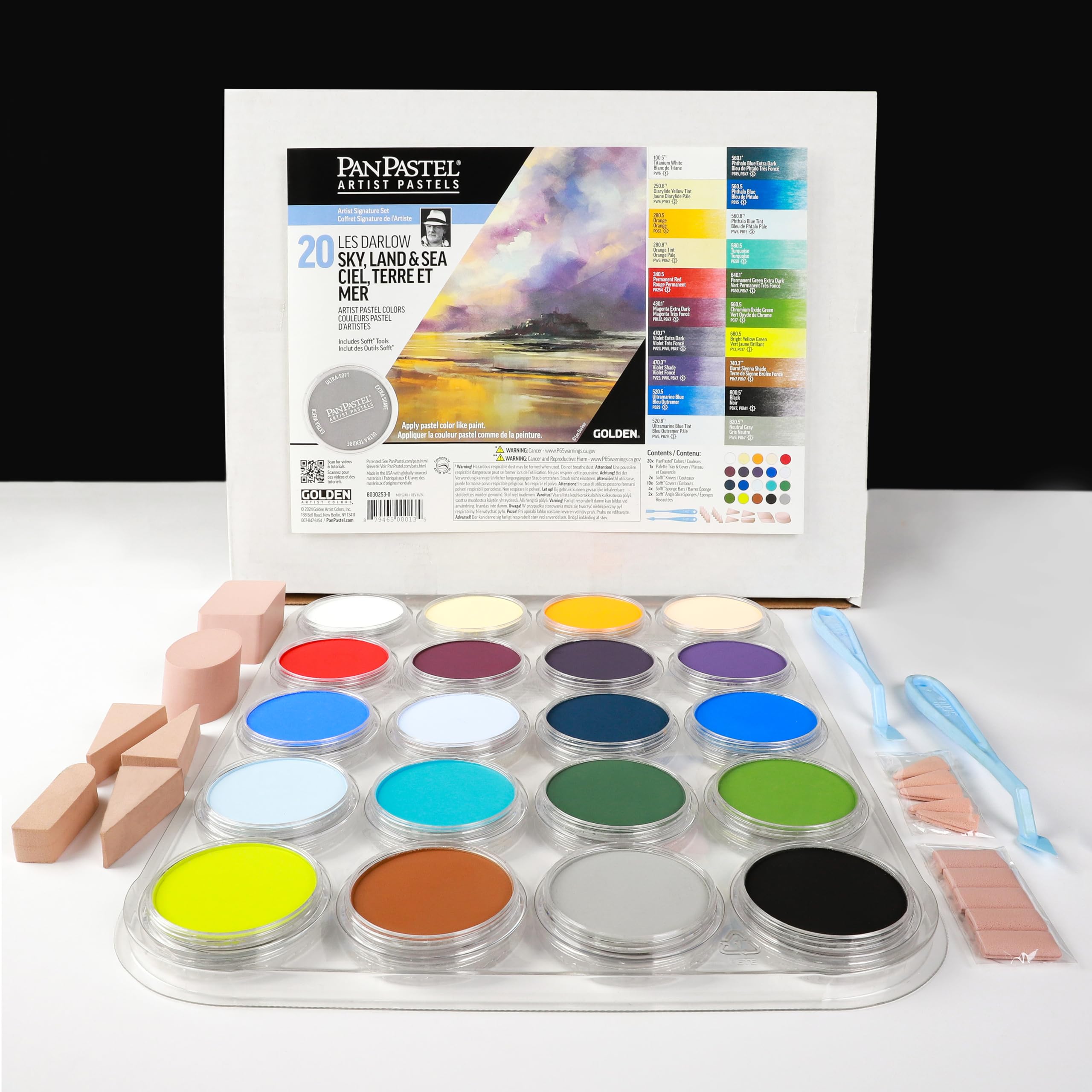 Amazon | パンパステル 30253 レズ・ダーロウの風景画キット 20