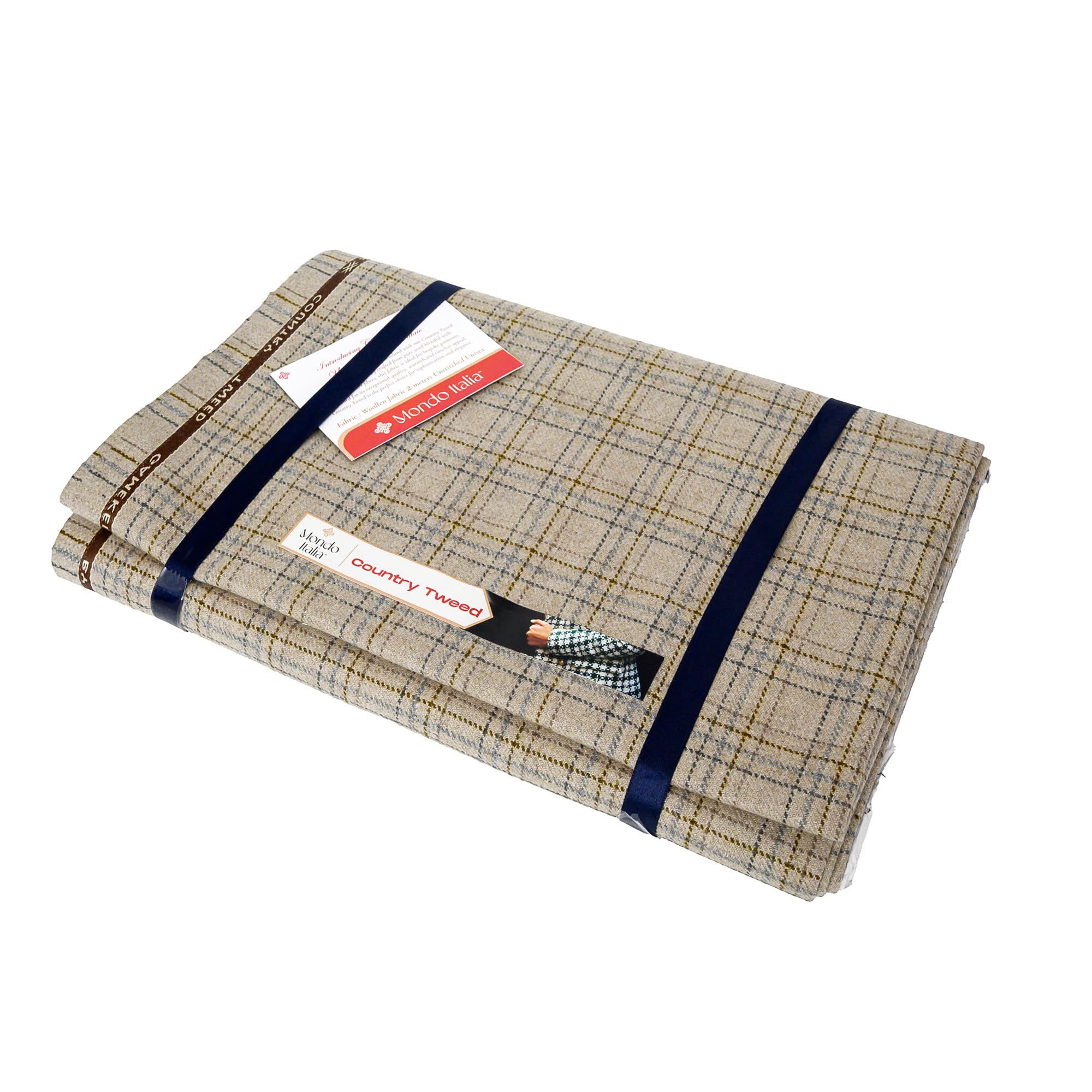 Country Tweed Unstitched Fabric 2m-image-12