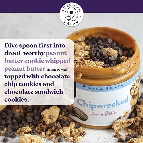 Miniatura 5 de American Dream Mantequilla de nuez  Mantequilla de maní chipwrecked sin gluten
