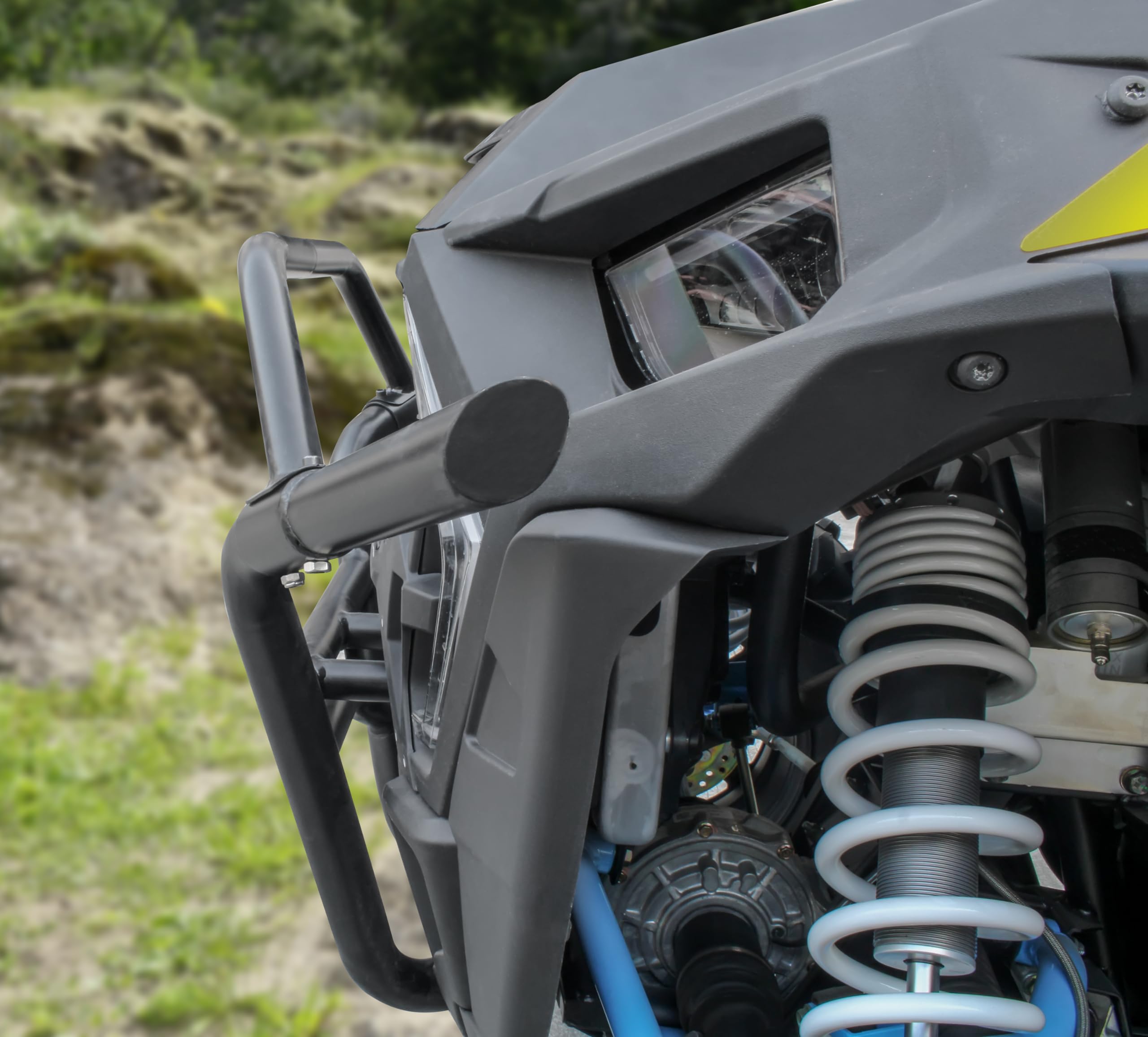 SAUTVS Front Low Profile Bumper Heavy Duty Brush Guard for Polaris