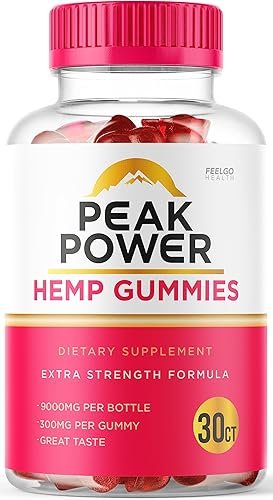 Peak Power Hemp - PeakPower Gummy, gomitas de potencia máxima, potencia de HempPeakPower, PeakPower (30 gomitas por 1 mes).