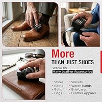 Vista 6 de Instant Express - Esponja de cuero para botas y zapatos para brillo - negro