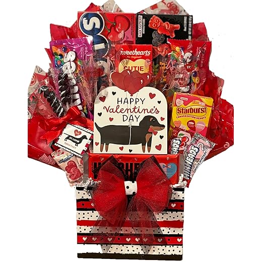 Delight Expressions® "We be-long Together" Valentine's Day Gift Basket - Chocolate and Candy Gift Box