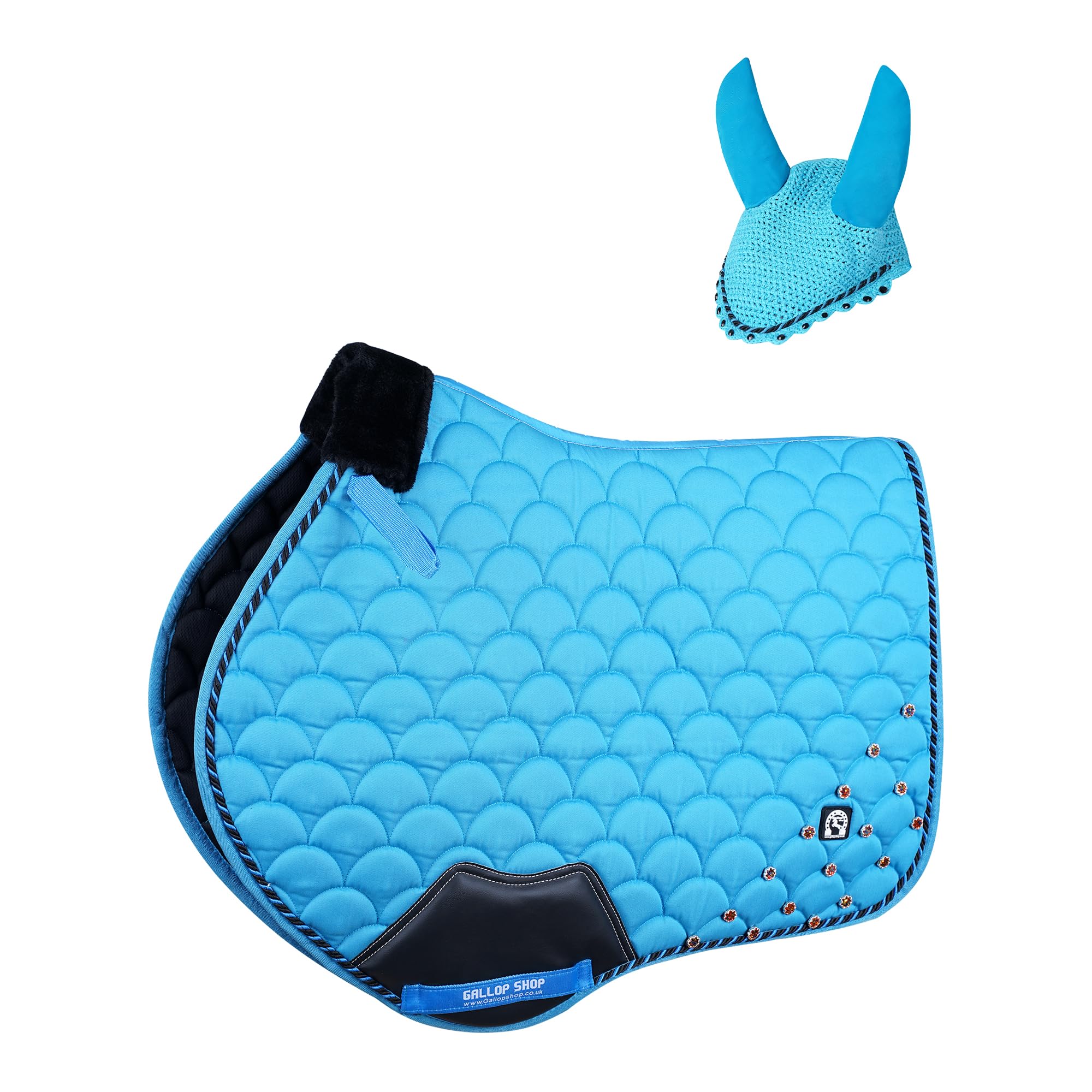 Close Contact Jewel Umbrella Style Saddle Pad / Horse Cloth (Navy, Full) — image 1