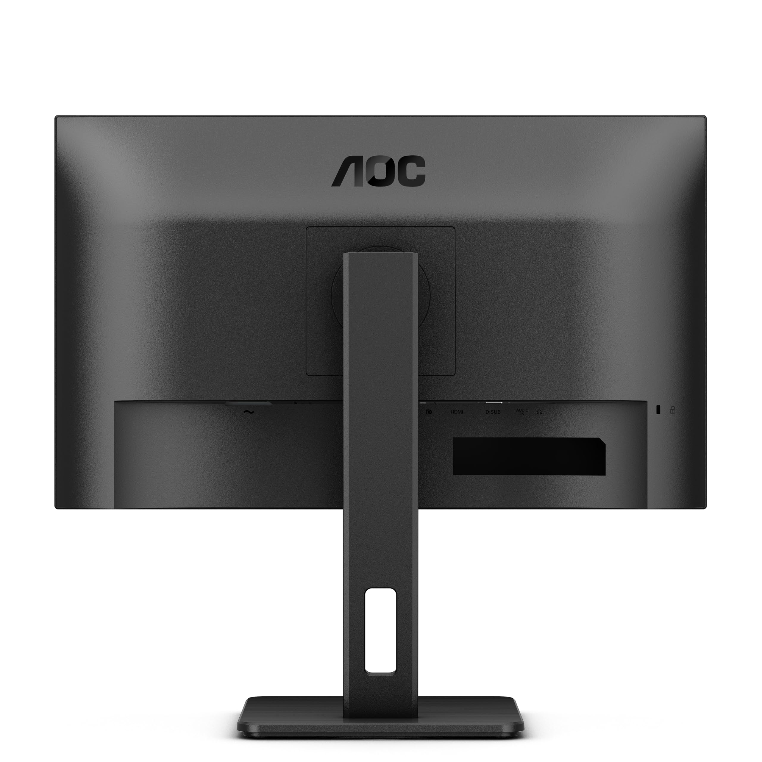AOC 24E3QAF Monitor 24 Pulgadas FHD, 100Hz, IPS, 4 ms GtG, Adaptive Sync., Altura ajustable, Altavoces (1920x1080, 1x HDMI 1.4, 1x DP 1.2), Negro
