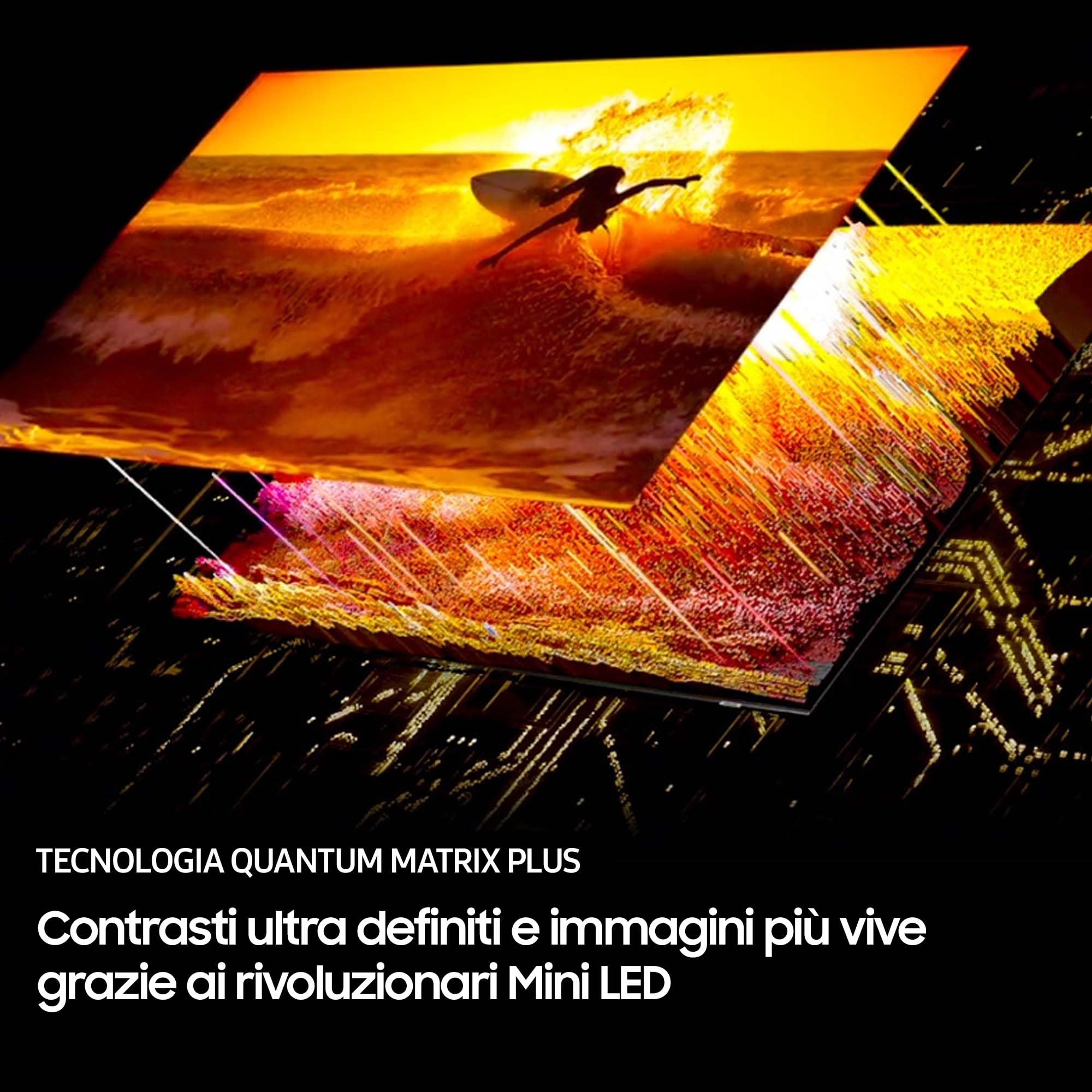 Samsung Neo QLED 4K Vision AI Smart TV 55'' QE55QN85FAUXZT NQ4 AI Gen2 Processor 4K AI Upscaling Dolby Atmos OTS Lite 2025