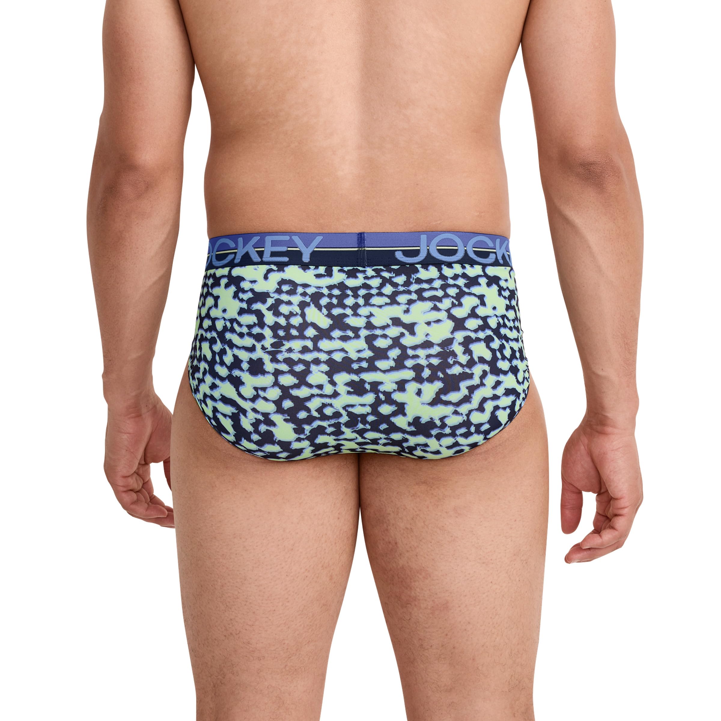 Jockey Men's Underwear Infinite Cool Microfiber Stretch Brief - 3 Pack