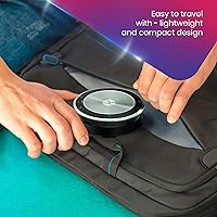 Vista 5 de EPOS - Sennheiser Expand 30 Altavoz Bluetooth portátil - Paquete global Teck con paño de microfibra GTW - Compatible con equipos, Zoom, Webex