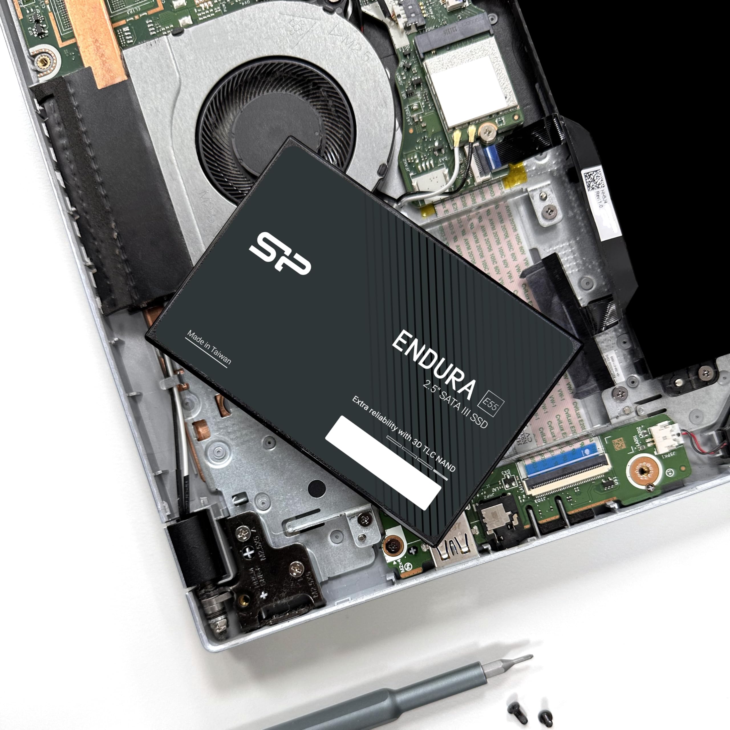 SP 1TB SSD 3D NAND A55 SLC Cache Performance Boost SATA III 2.5" 7mm (0.28") Internal Solid State Drive (SP001TBSS3A55S25)