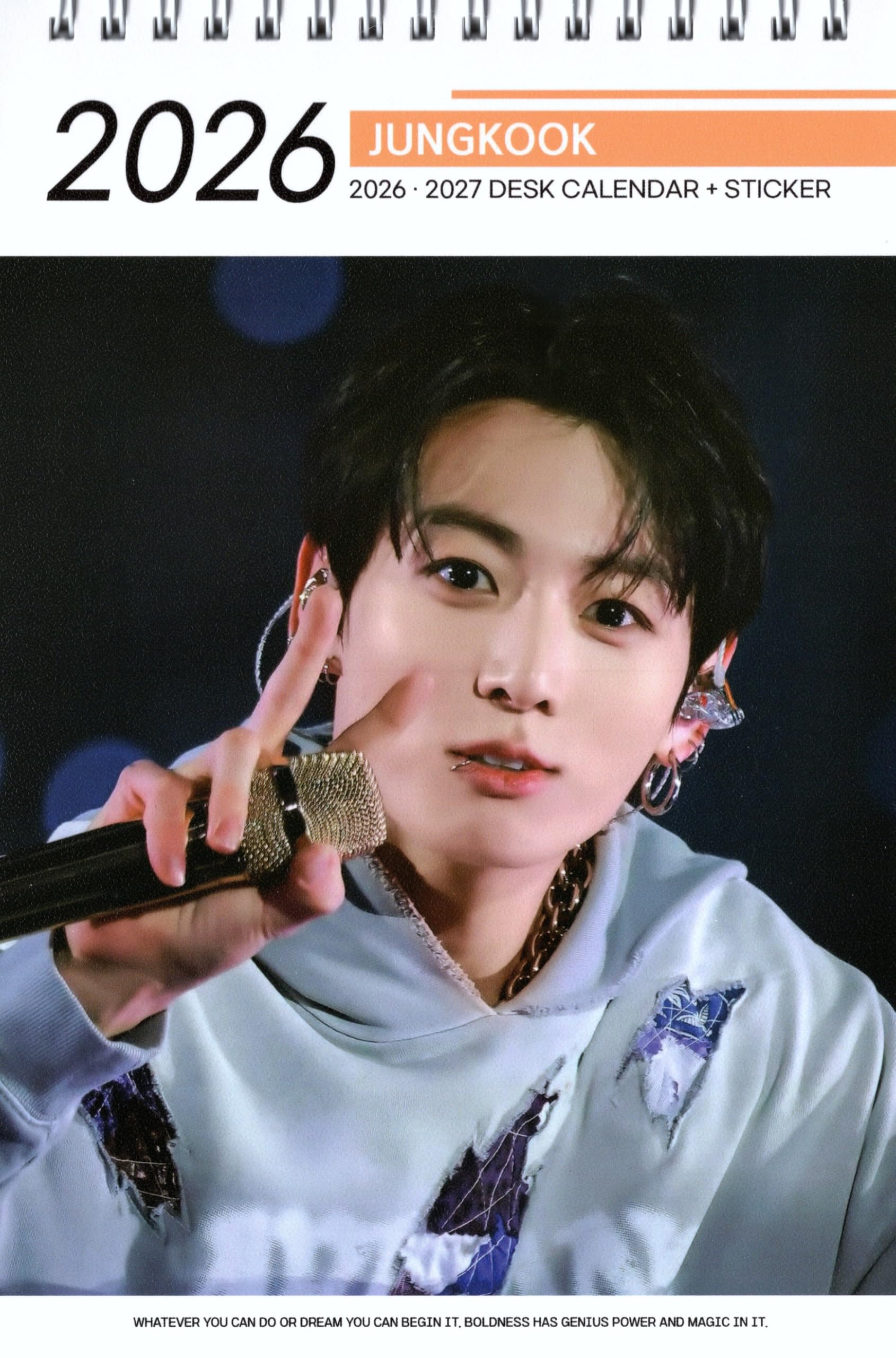 Amazon.co.jp: Jungkook Goods Desktop Calendar (Photo Collection