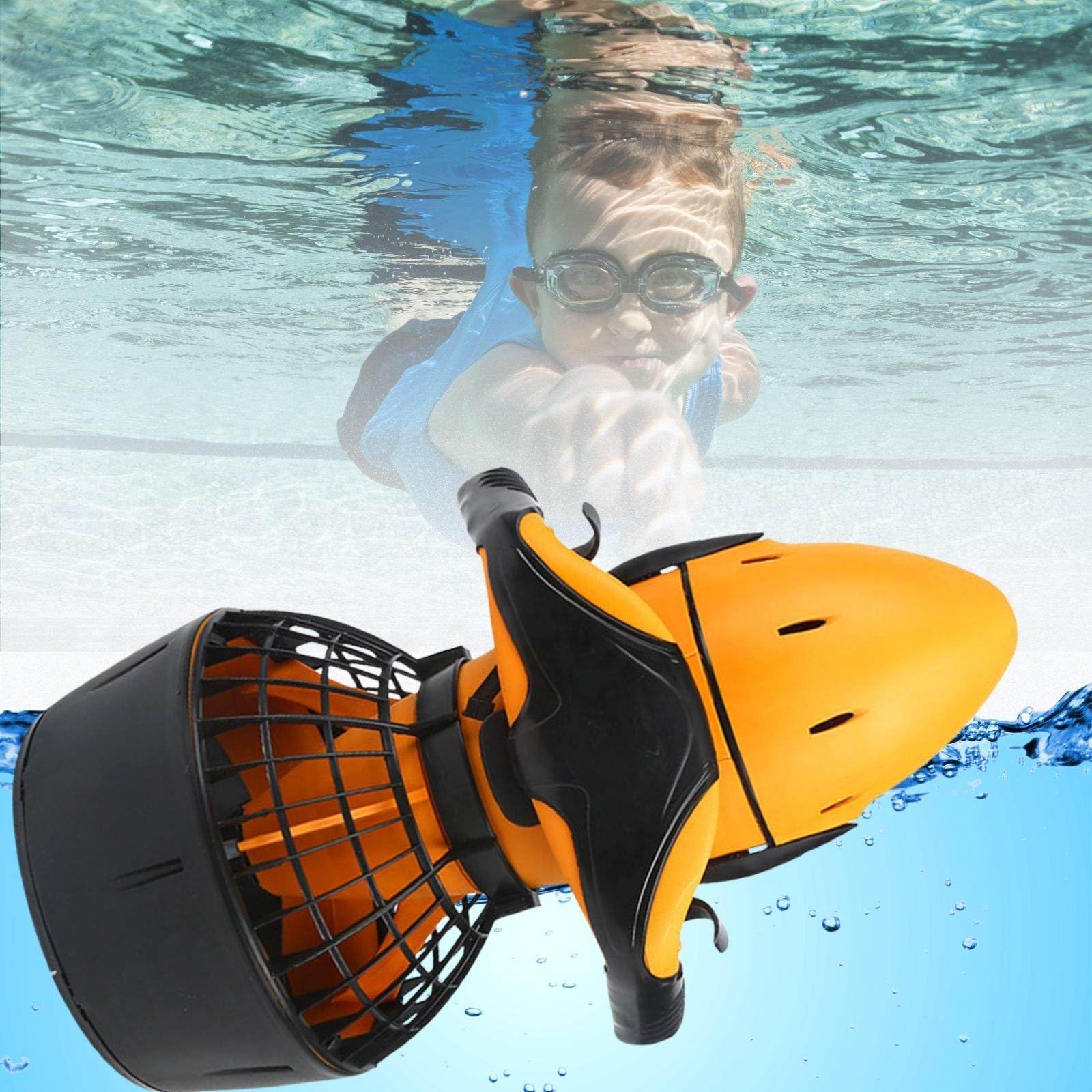 HalksuyNa Sea Scooter 500W, 60min Battery, Adjustable Speed, IP68 Waterproof 30M Propulsion Vehicle for Pool Diving Snorkeling Swimming Ocean Exploration Sports