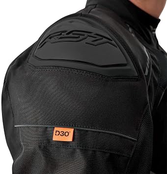 RST S1 D3O MESH Motorcycle Jacket Reinforced Construction, CE Certified Armor, Road/Adventure Use (Black, 2X-Large)