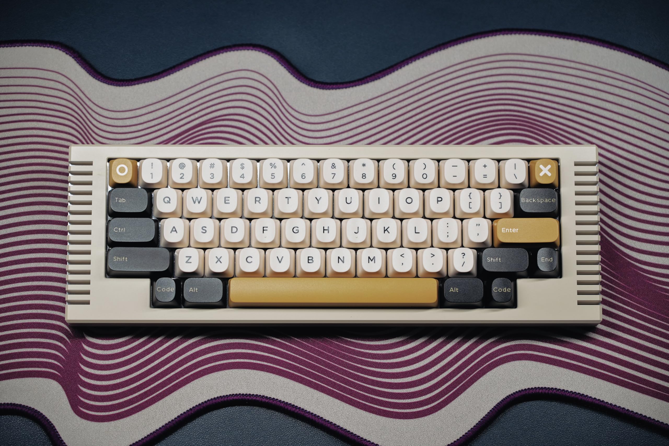 JakeTsai Lot de 172 Touches YMK à Double tir, avec Barre d'espace 2,75u, 3u, 6,25u et 7u pour commutateurs Cherry MX Clavier Mécanique ISO/ANSI