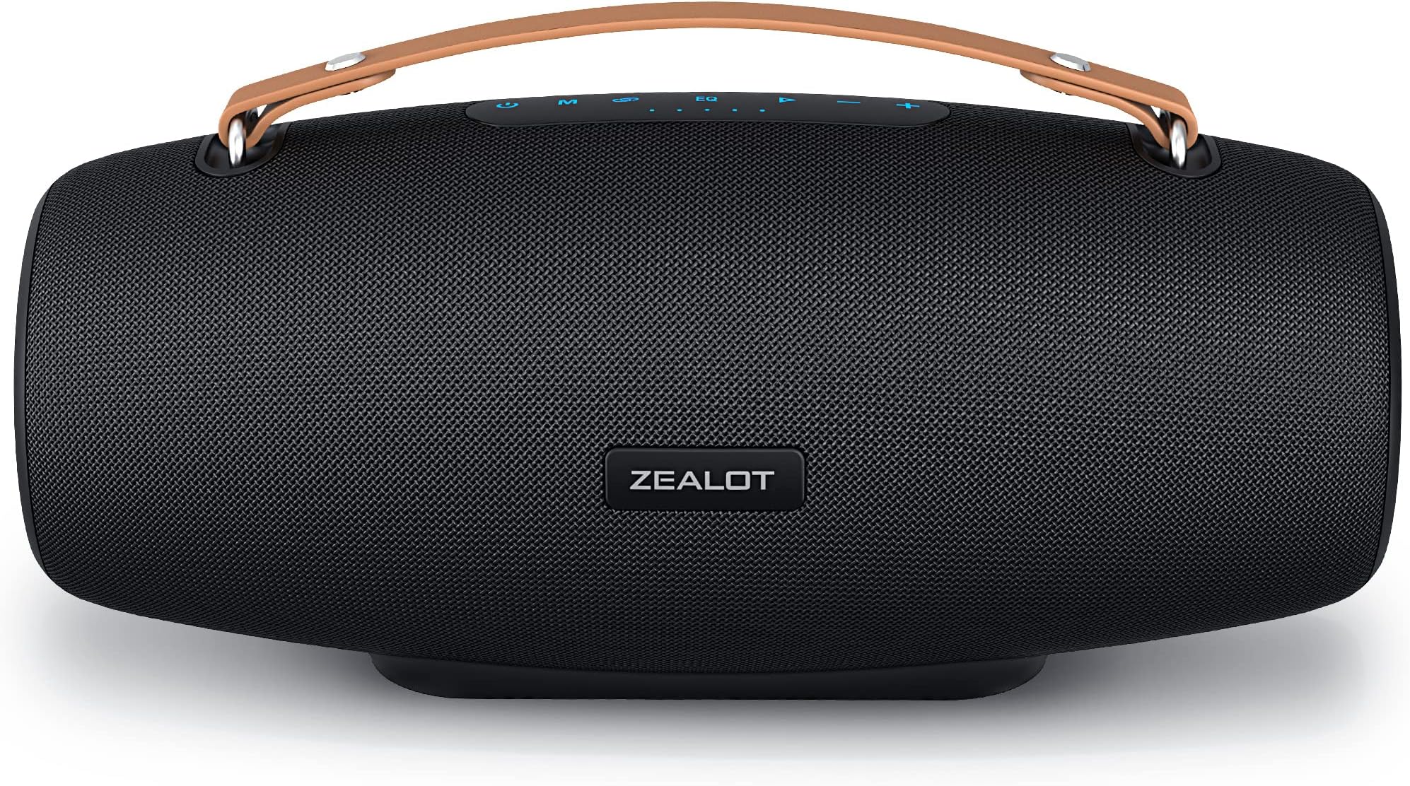 ZEALOT Bluetooth Speaker, Speakers Bluetooth Wireless,Outdoor,Portable Speaker,Loud with BassUp Technology,IPX6 Waterproof,20H Play,Pairing,EQ,TF,AUX,Speakers for Party,Beach,Camping-Black