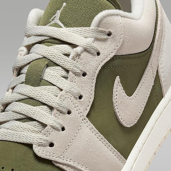 Nike HV4089-201 Air Jordan 1 Low SE Medium Olive/Sail/Light All Wood Brown