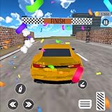 Sons et animations amusants Simulateur de conduite et de course de voitures urbaines, cascades et accidents sur route, jeux 3D hors ligne