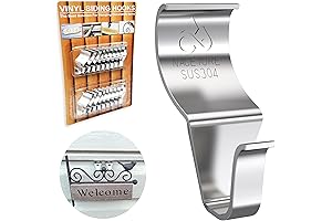 NACETURE Vinyl Siding Hooks For Hanging Heavy Duty House Numbers Under Horizontal Gap