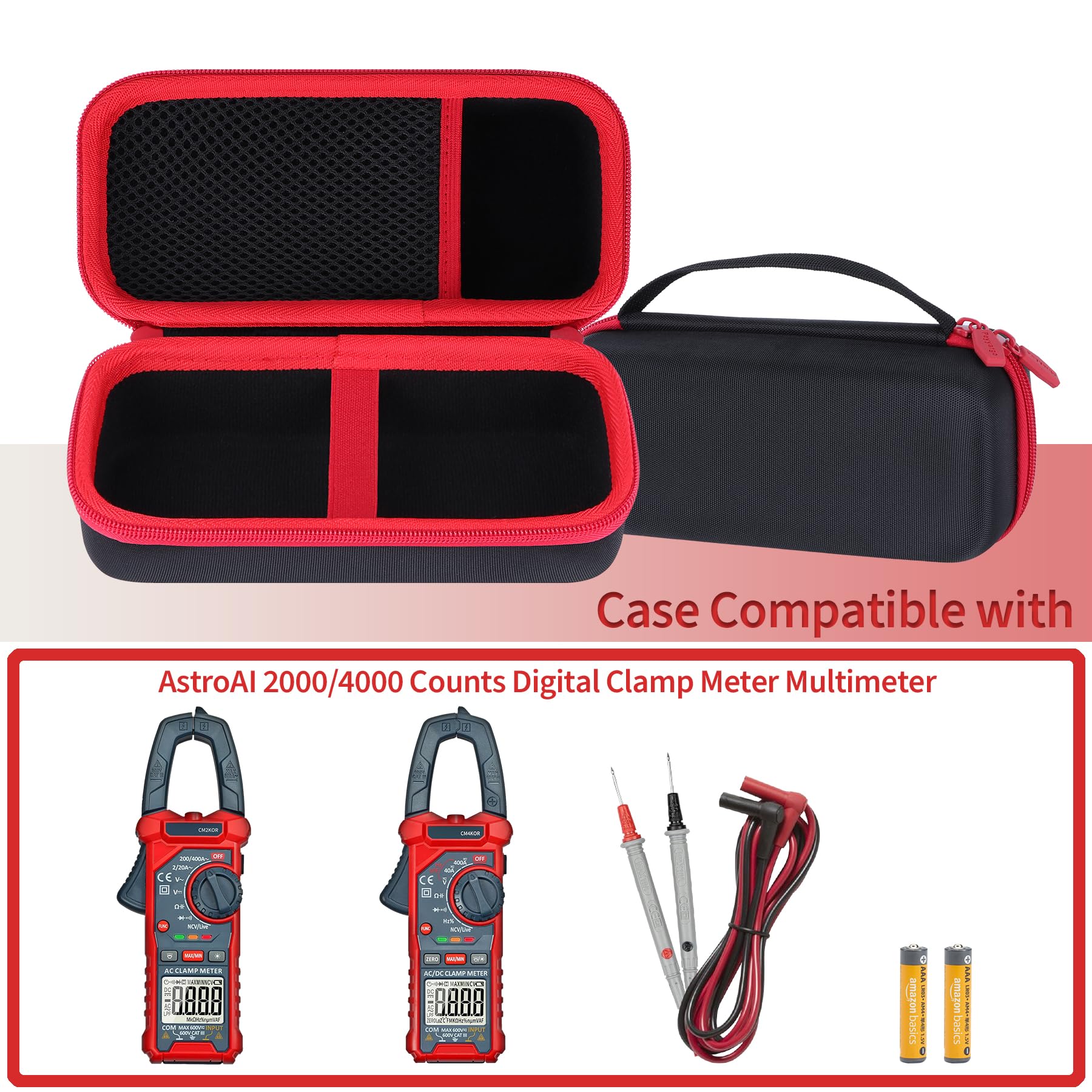 Peyyargo Hard Protective Case Compatible with Digital Clamp Meter Multimeter 2000/4000 Counts Amp Voltage Tester - Image 3