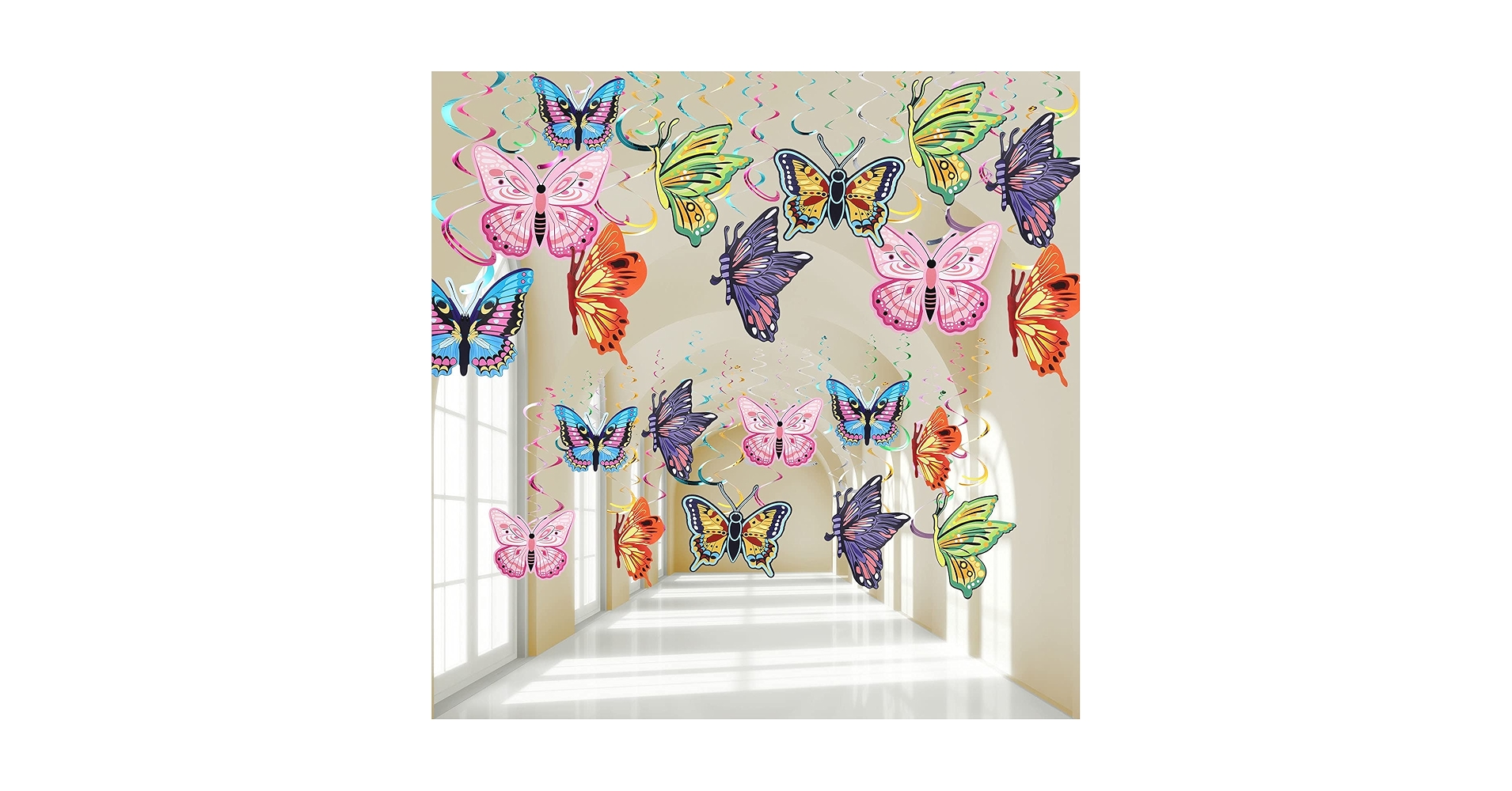 L BUTTON BUTTERFLY BOA ｜birthdaybash Amazon.com: BANBALLON 12 Sets Butterfly Party Favors