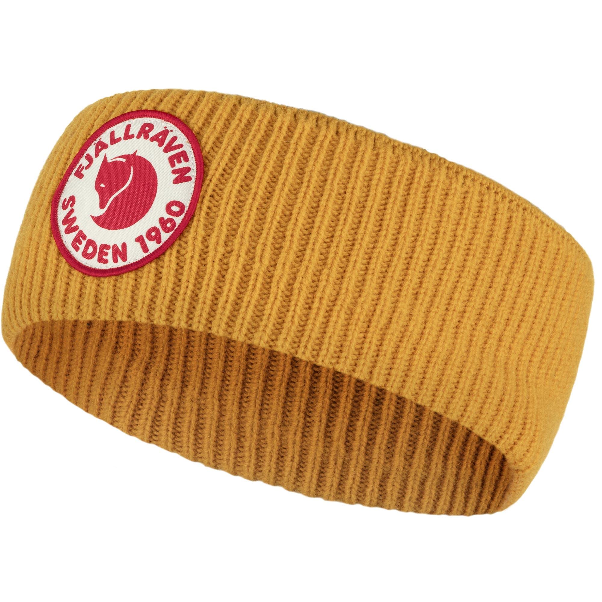 Fjallraven Unisex 1960 Logo Headband Hat, Mustard Yellow, One Size UK