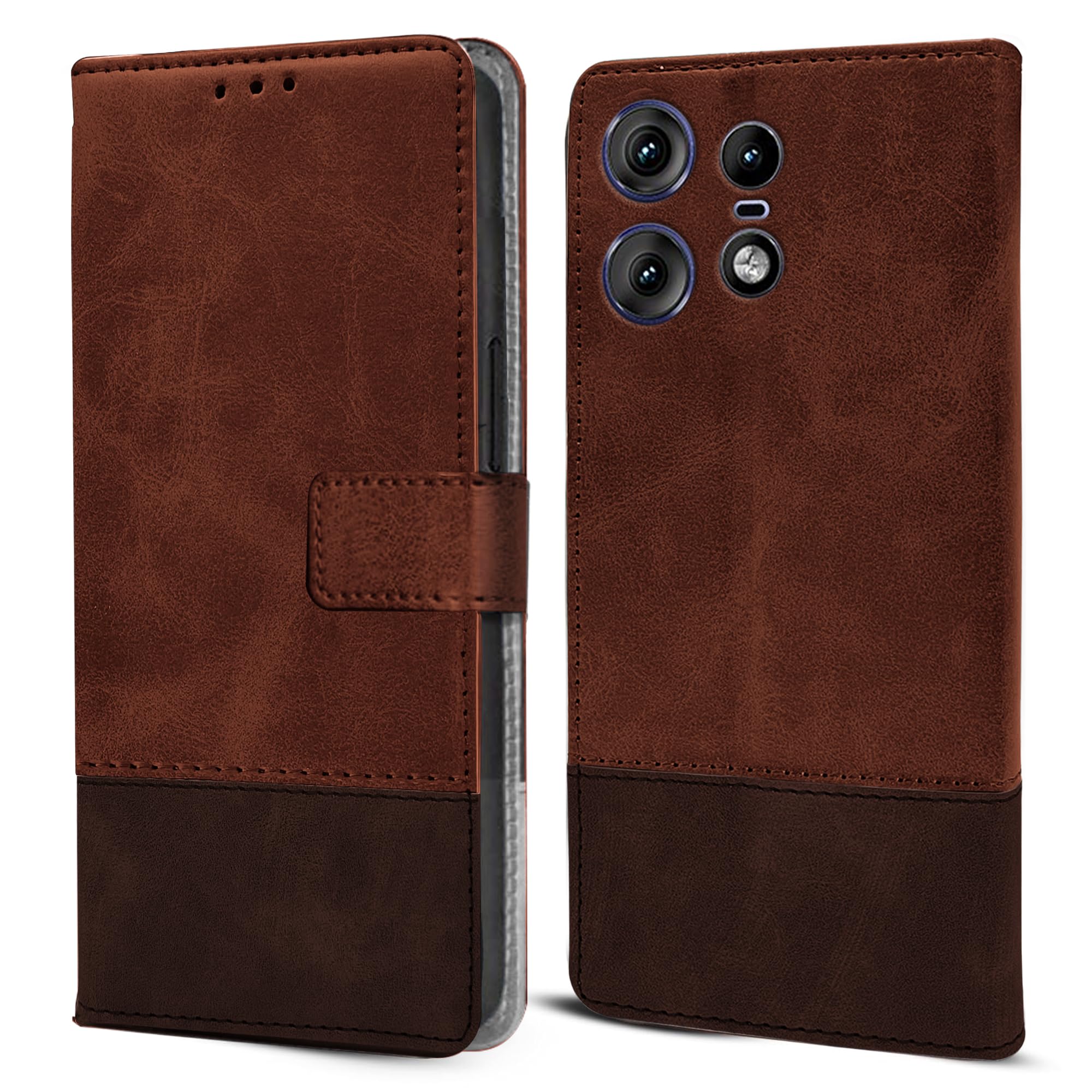 Jkobi Flip Case Cover for Motorola Moto Edge 50 Pro (Professional Dual Leather Wallet with Magnetic Closure) Brown (B0DDT4WSVR) Amazon Price History, Amazon Price Tracker