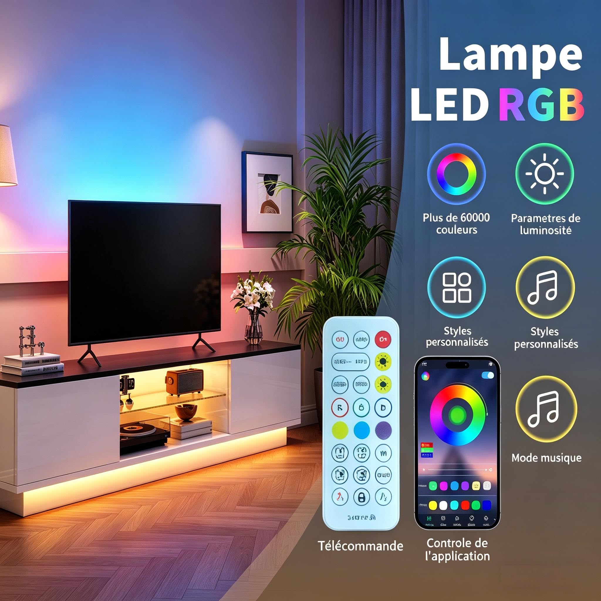 Szafka pod telewizor o długości 140 cm z diodami LED, nowoczesna szafka pod telewizor z 2 drzwiami i otwartymi półkami, podstawka pod telewizor do 65 cali biała szafka do salonu sypialnia (biały-2