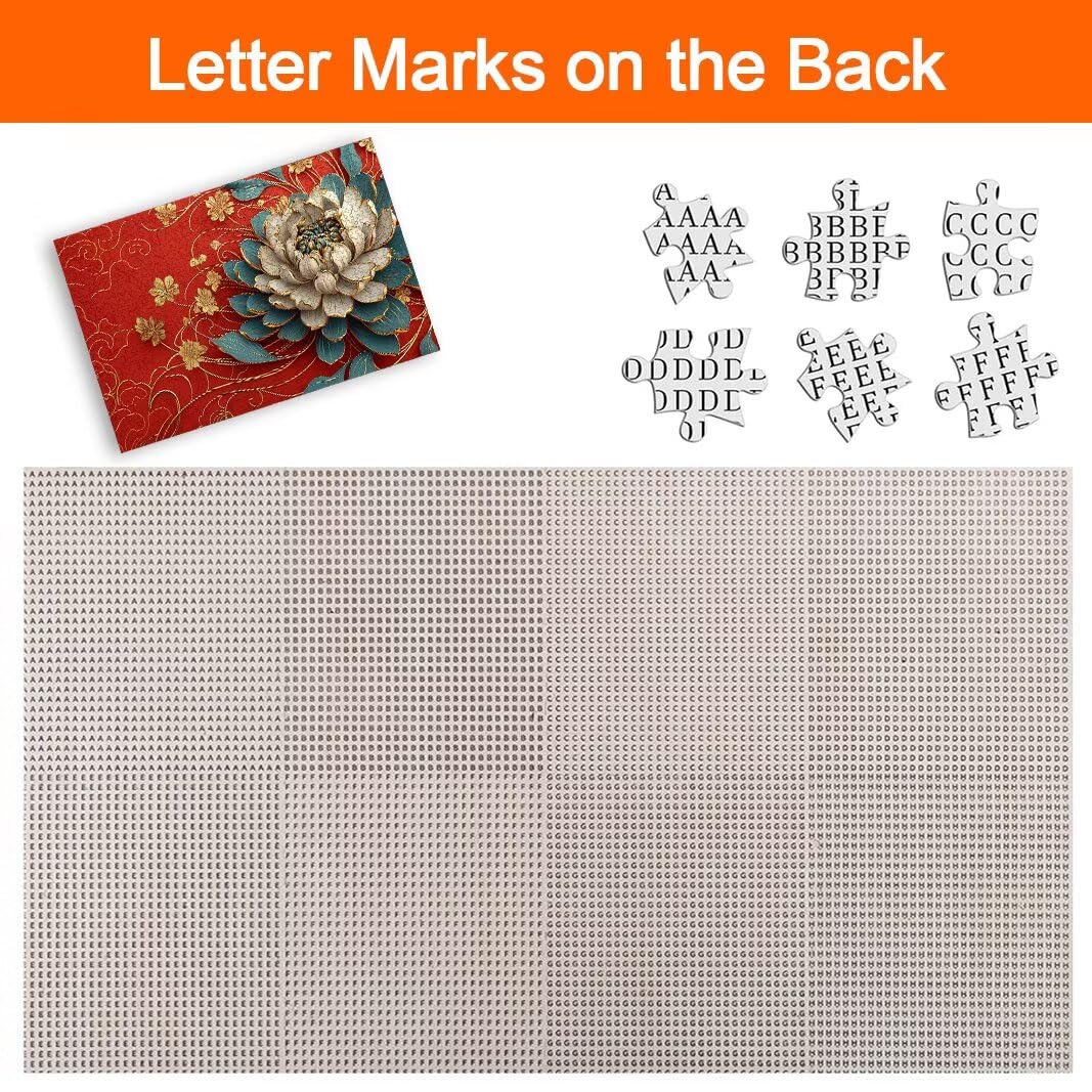Puzzle 5000 elementów dla dorosłych, układanka kwiatowa, prezenty -8906