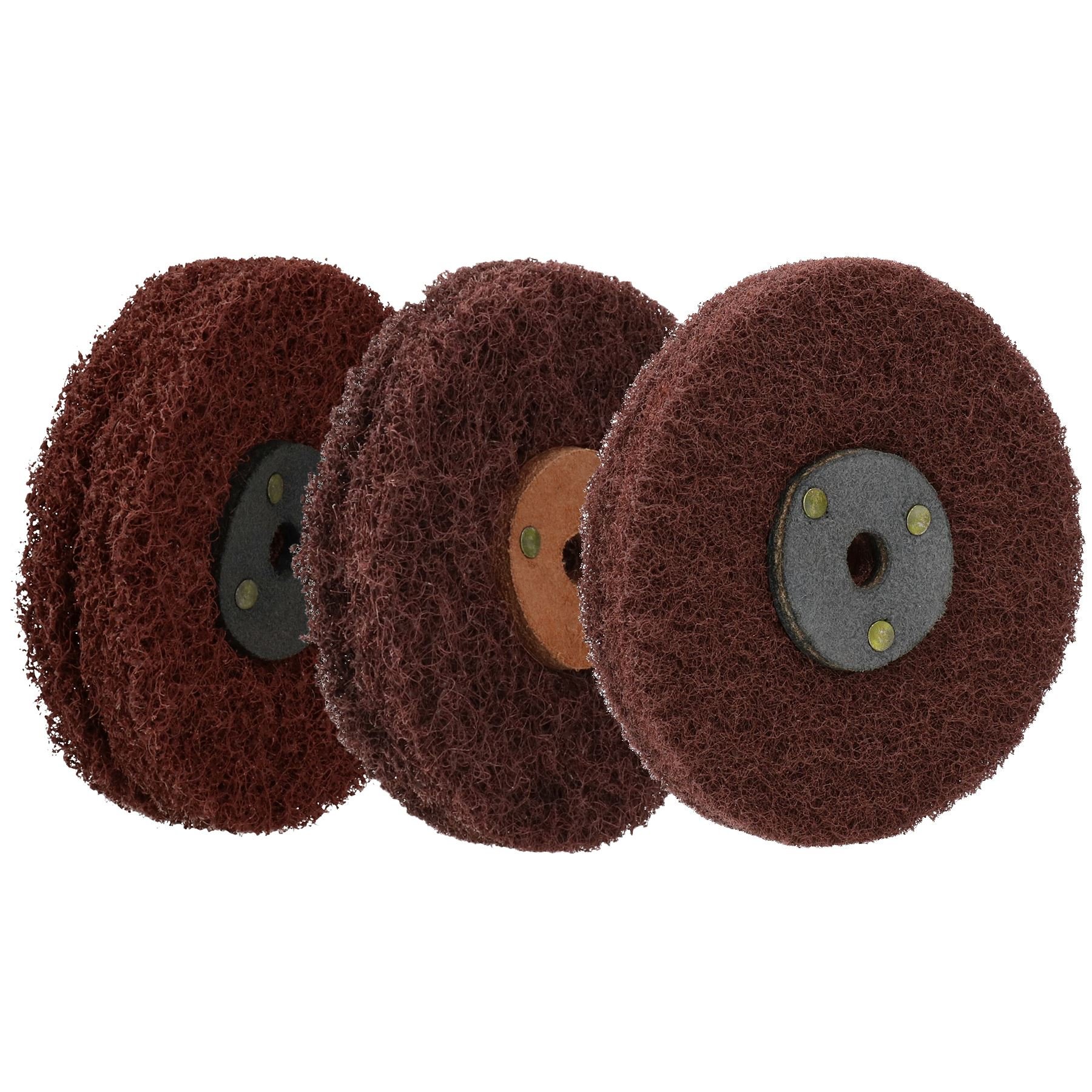 Coarse Medium Fine Abrasive Scotch Mops Rust Paint Remover Polish 4